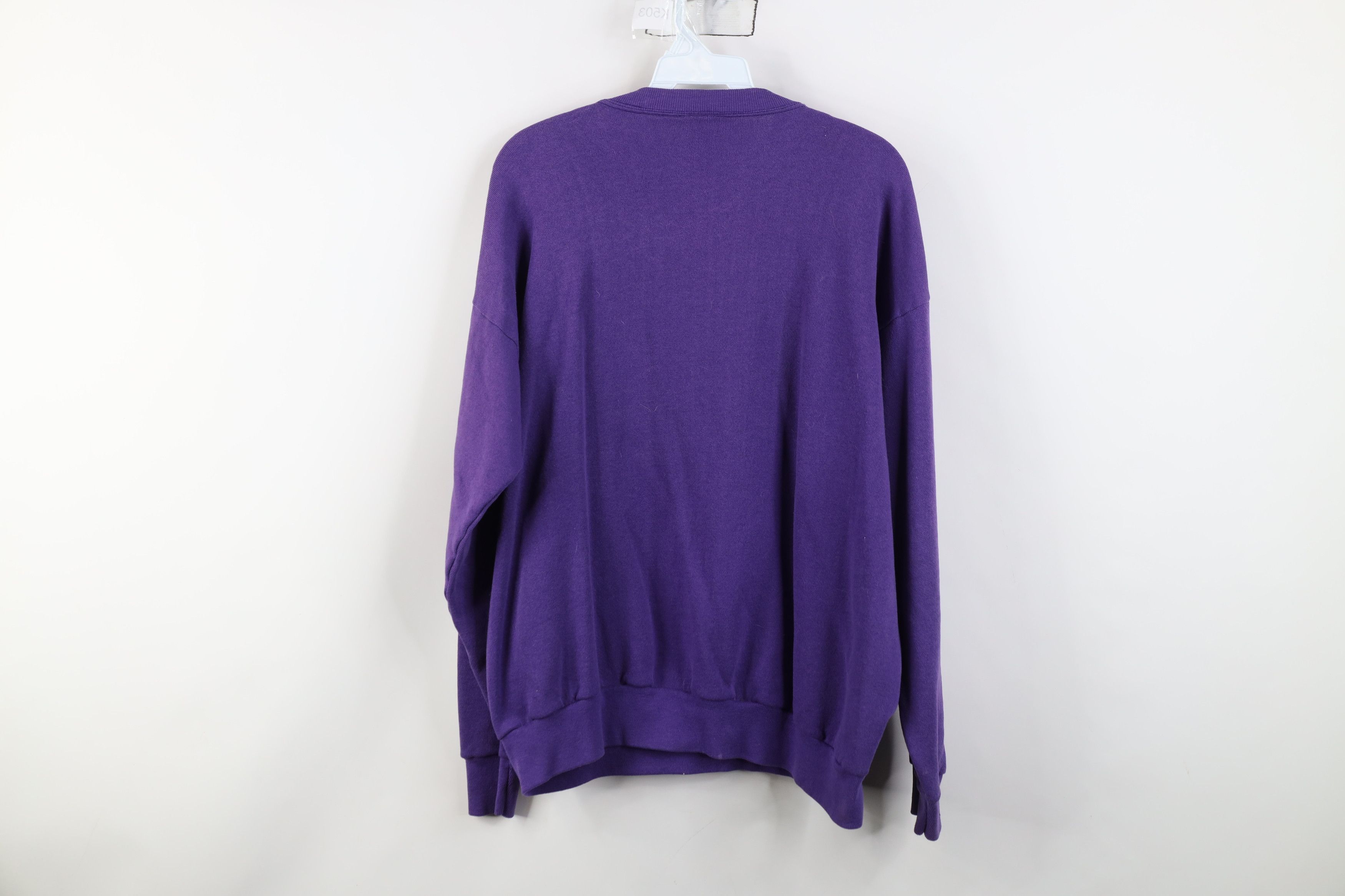 Vintage Vintage 90s Minnesota Vikings Crewneck Sweatshirt USA Size XL / US 12-14 / IT 48-50 - 11 Thumbnail