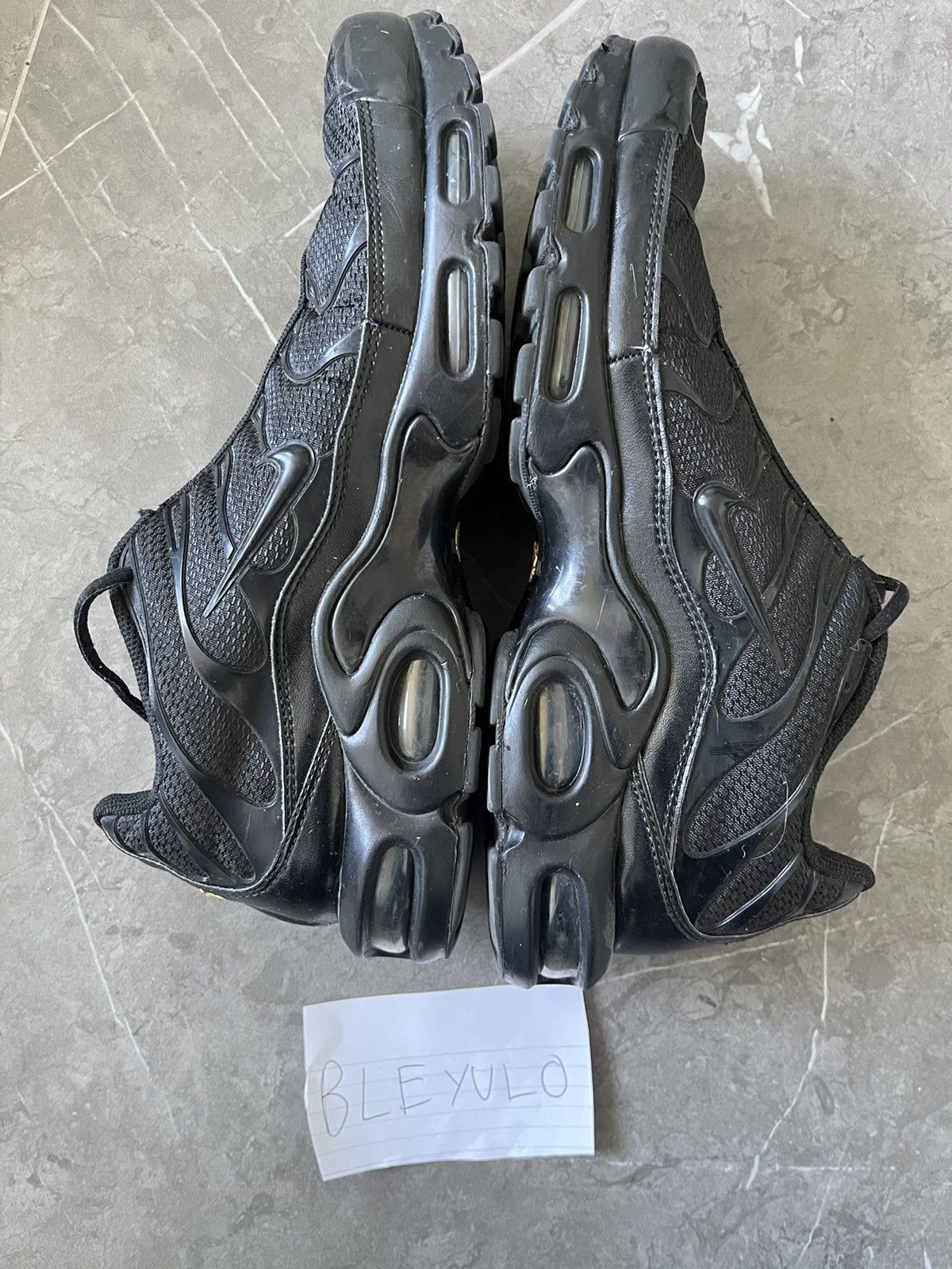 Nike Nike Air Max TN Plus 'Triple Black' Size US 12 / EU 45 - 3 Thumbnail