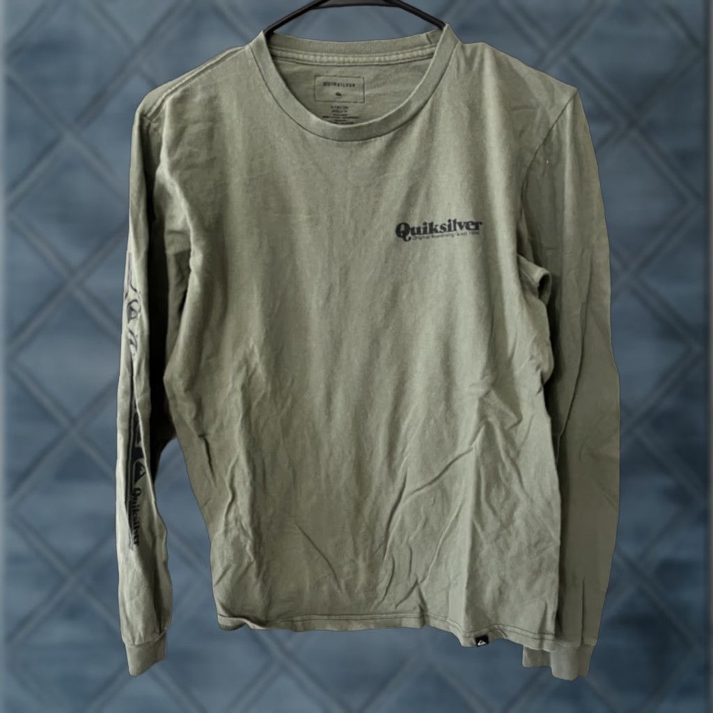 Quiksilver Men's Quiksilver Modern Script L/S T-Shirt Tee Regular Fit Size Small Size US S / EU 44-46 / 1 - 1 Thumbnail