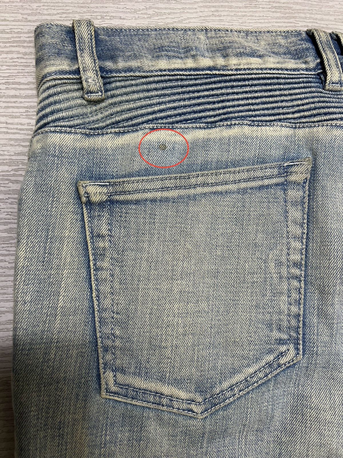Balmain Balmain - Distressed Knee Biker Jeans Size US 30 / EU 46 - 9 Thumbnail