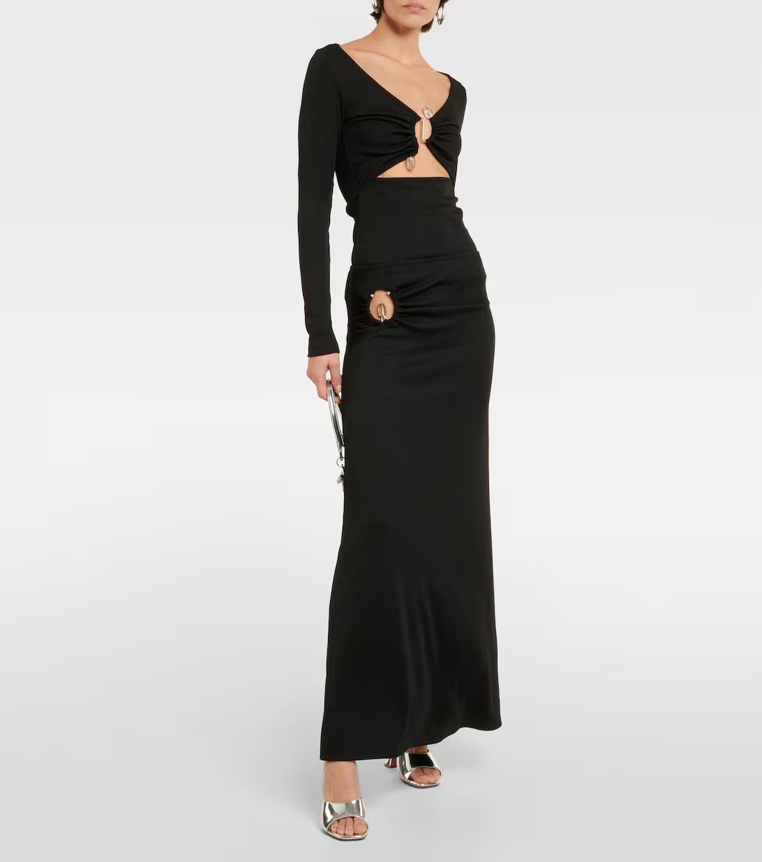Christopher Esber o1mle0824 Callisto Orbit Skirt in Black Size 25" / US 0 / IT 36 - 2 Thumbnail