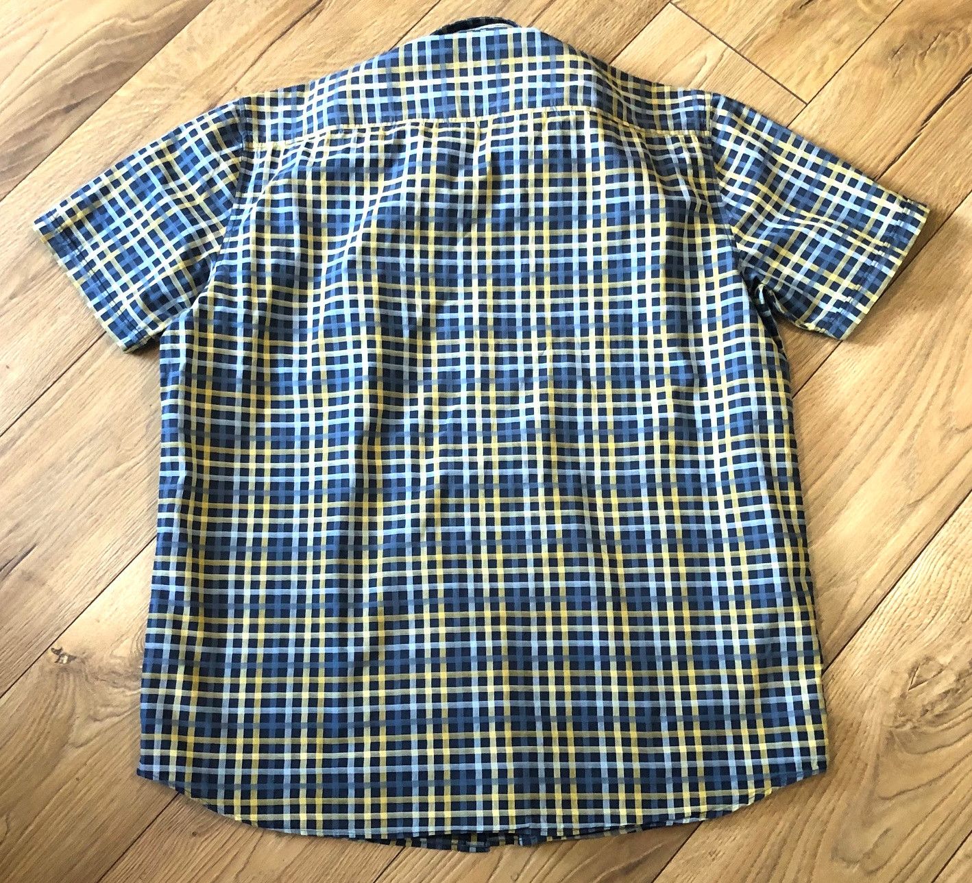 Other Men's shirt checkered blue-yellow 2XL/3XL Lerros Size US XXL / EU 58 / 5 - 5 Thumbnail