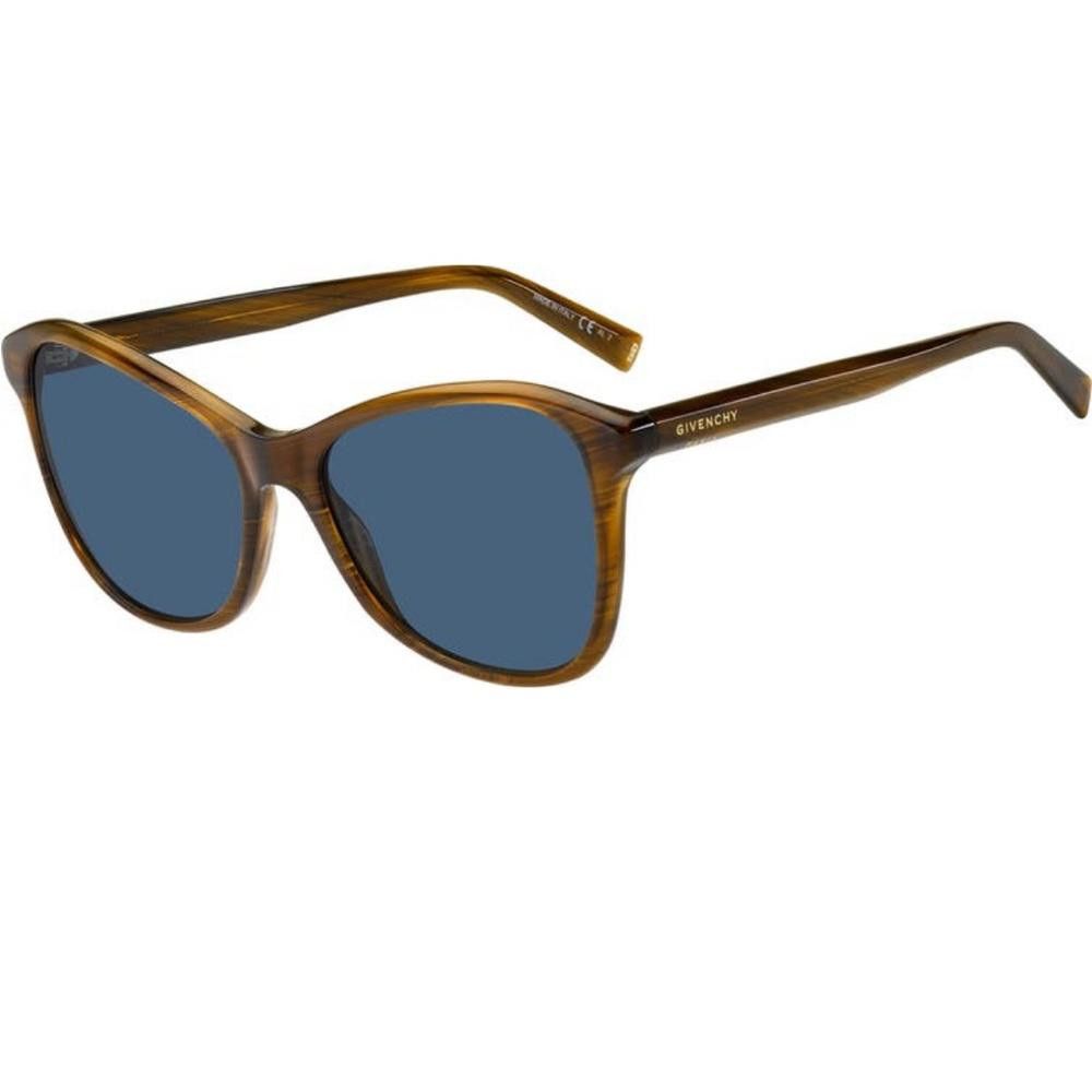 Givenchy Givenchy Gradient Brown Horn Cat Eye Sunglasses Blue Lenses Size ONE SIZE - 2 Thumbnail