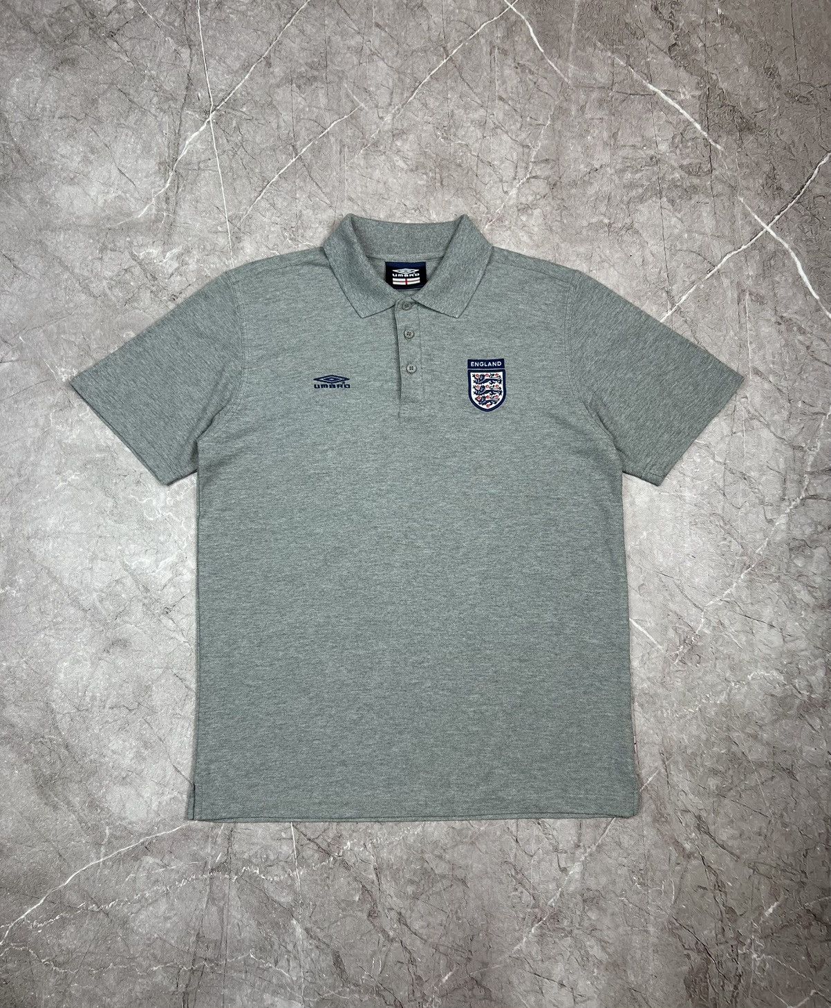 Umbro × Vintage England 1999-2001 Umbro Polo Shirt Size US M / EU 48-50 / 2 - 1 Thumbnail