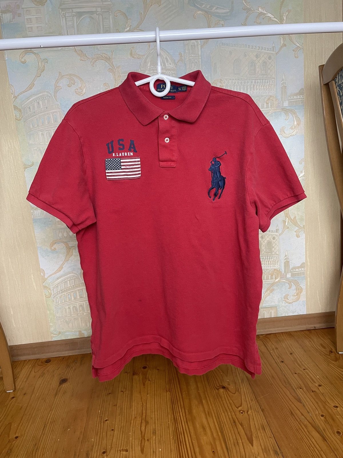 Polo Ralph Lauren Y2K Vintage Polo Ralph Lauren USA Polo T-Shirt Chief ...