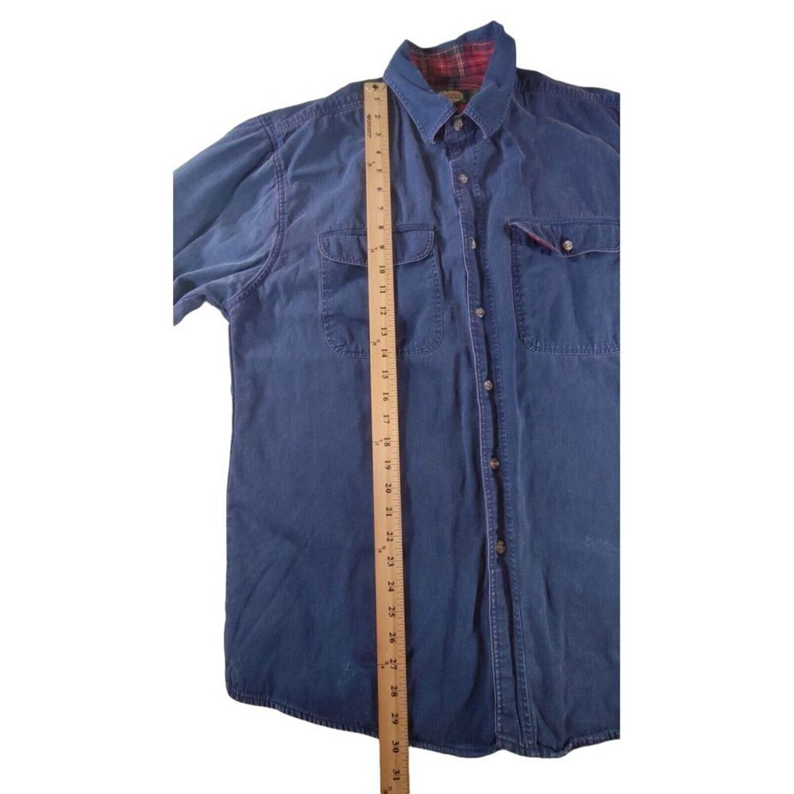 Cabelas Cabelas Flannel Lined Shacket Jacket Canvas Shirt Large Size US L / EU 52-54 / 3 - 7 Thumbnail