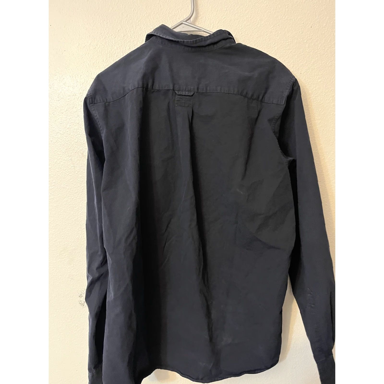 Eddie Bauer VINTAGE Eddie Bauer Solid Black Button Down Shirt Reg Fit Size LT Tall Size US L / EU 52-54 / 3 - 3 Thumbnail