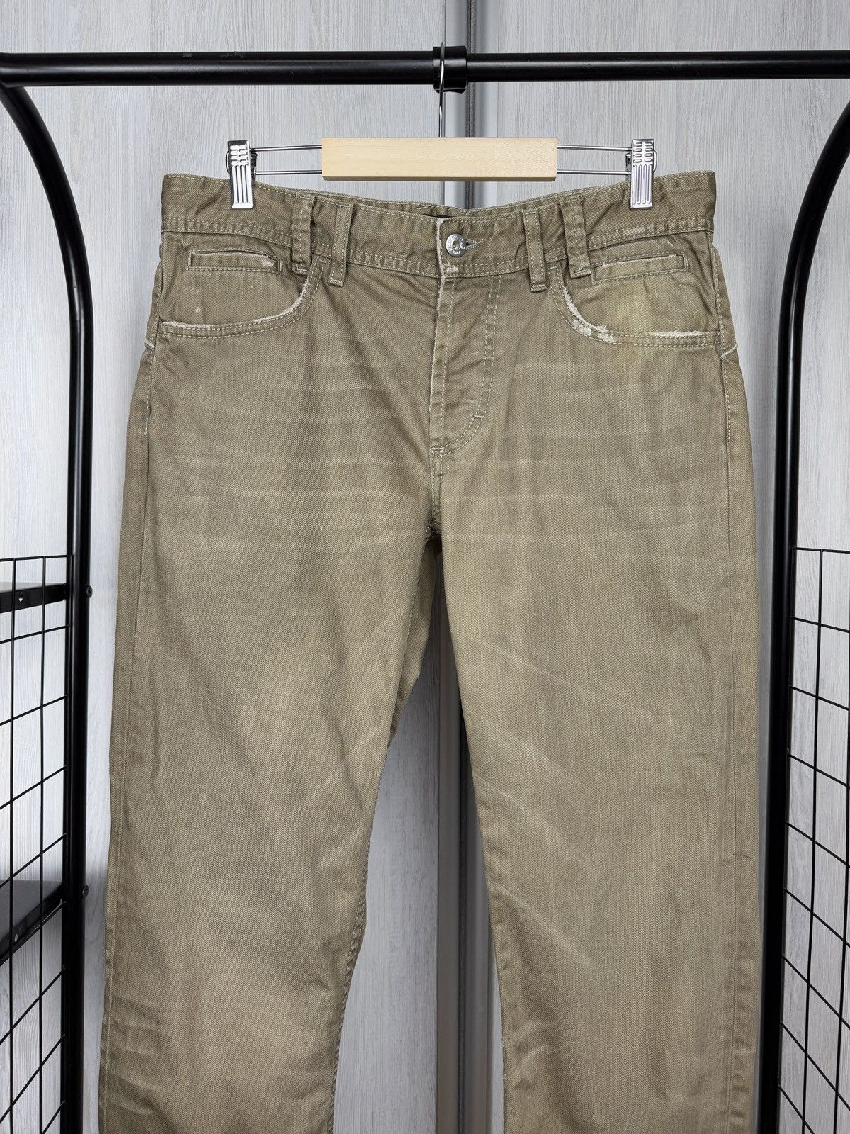 Dolce & Gabbana Magic Regular Straight Leg khaki beige jeans