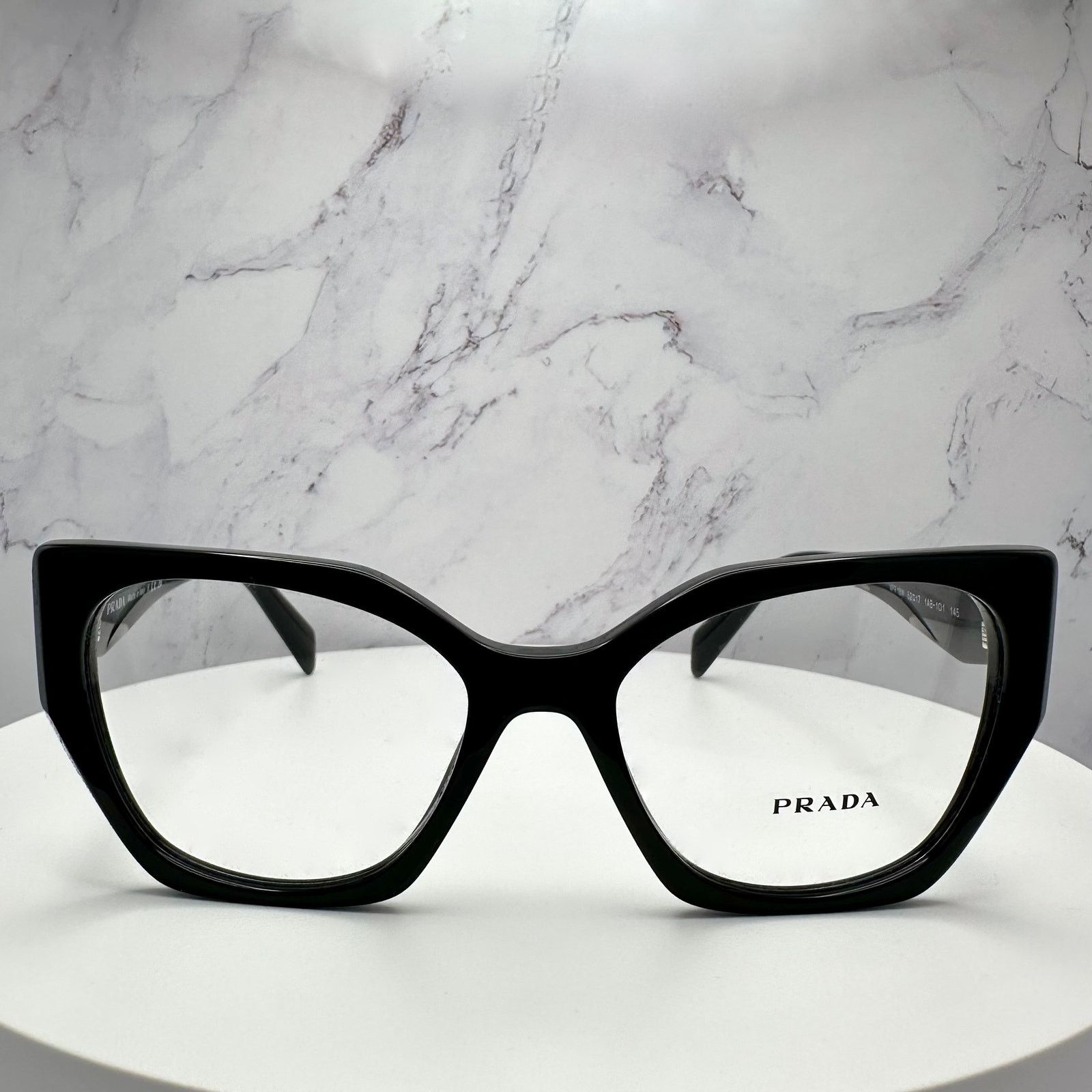 Prada New Prada Eyeglasses Women Black Symbole Logo Glasses 52mm Size ONE SIZE - 6 Thumbnail