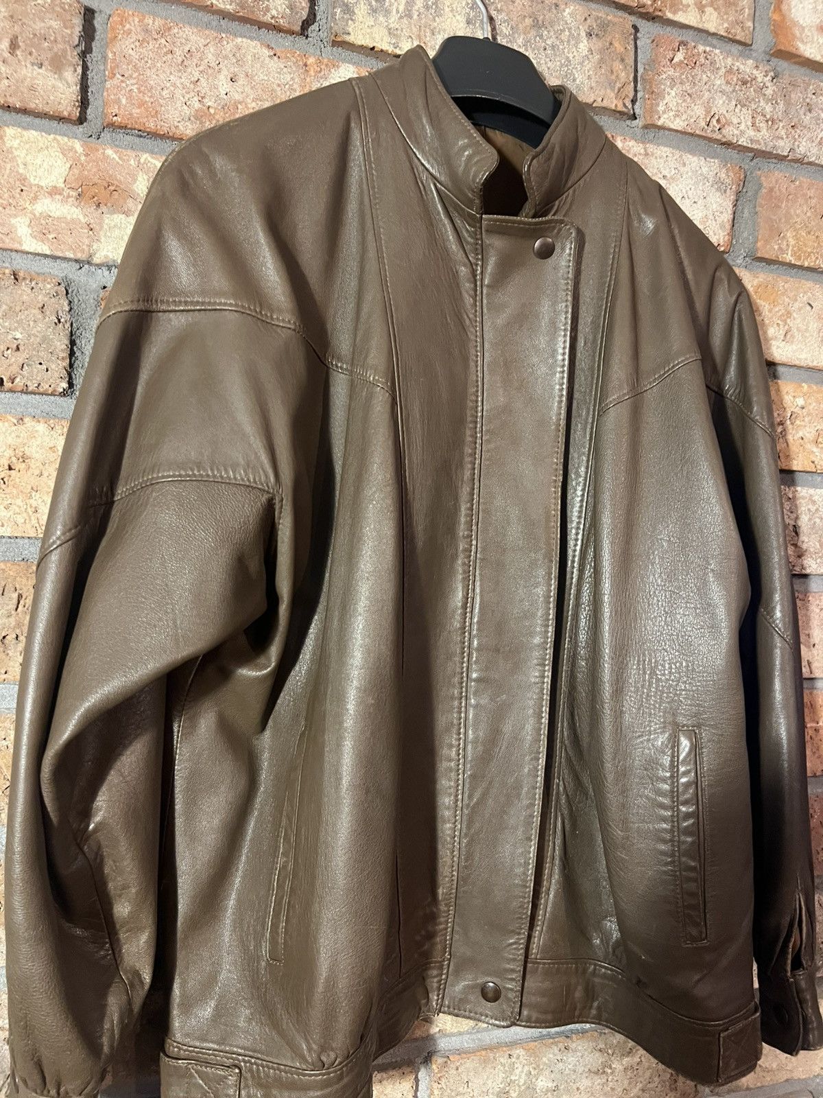 Other St Michael Leather Jacket Vintage Size US S / EU 44-46 / 1 - 2 Thumbnail