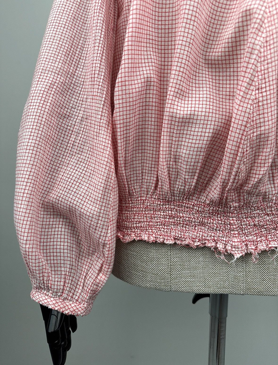 Other Ewa i Walla Pink Check Blouse Long Sleeve Shirt size M Size M / US 6-8 / IT 42-44 - 11 Thumbnail