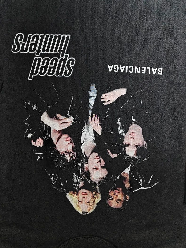 Balenciaga Balenciaga inverted portrait SpeedHunters hooded sweater-25 Size US M / EU 48-50 / 2 - 3 Thumbnail