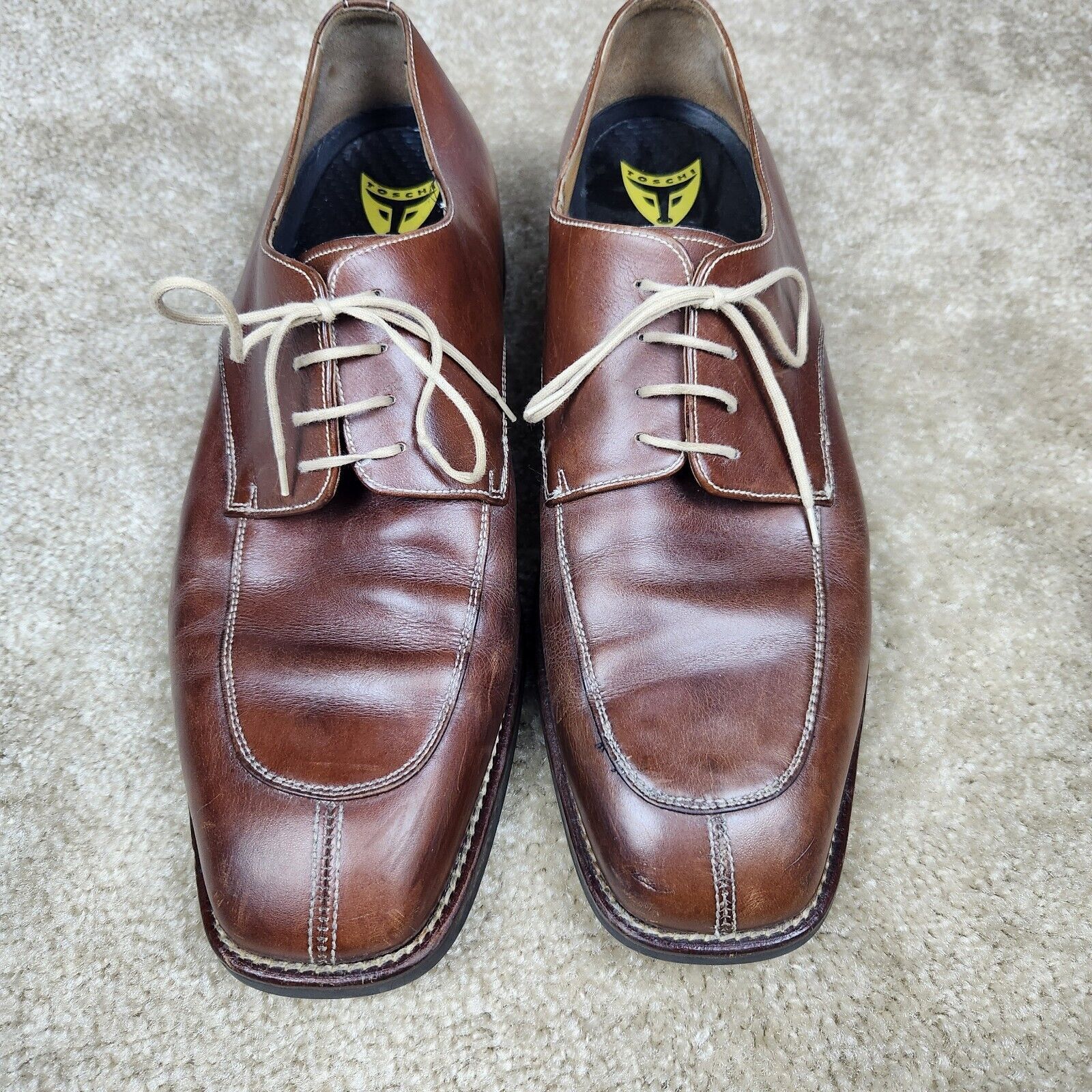 Michael Toschi Michael Toschi Calaveras Shoes Mens 12 Brown Leather Size US 12 / EU 45 - 2 Thumbnail
