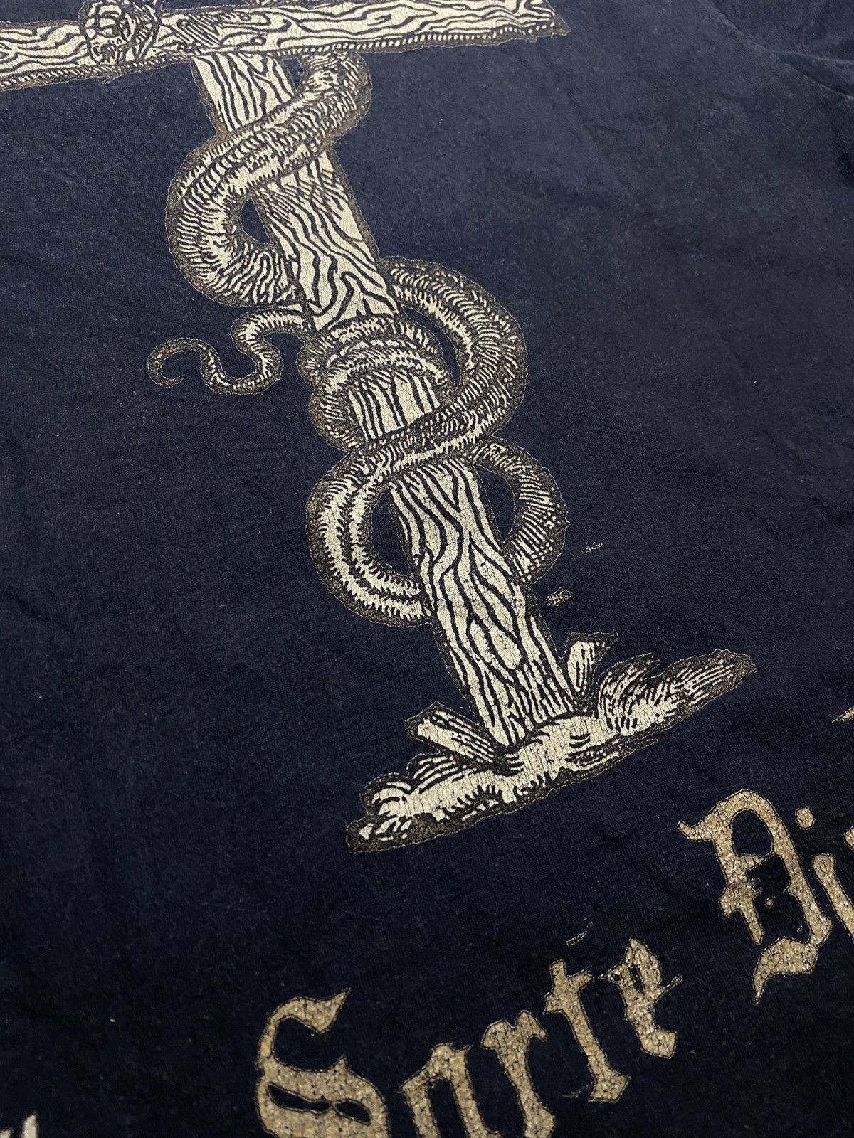 Band Tees × Vintage Vintage Dimmu Borgir in sorte diaboli 00’s y2k t shirt Size US L / EU 52-54 / 3 - 11 Thumbnail