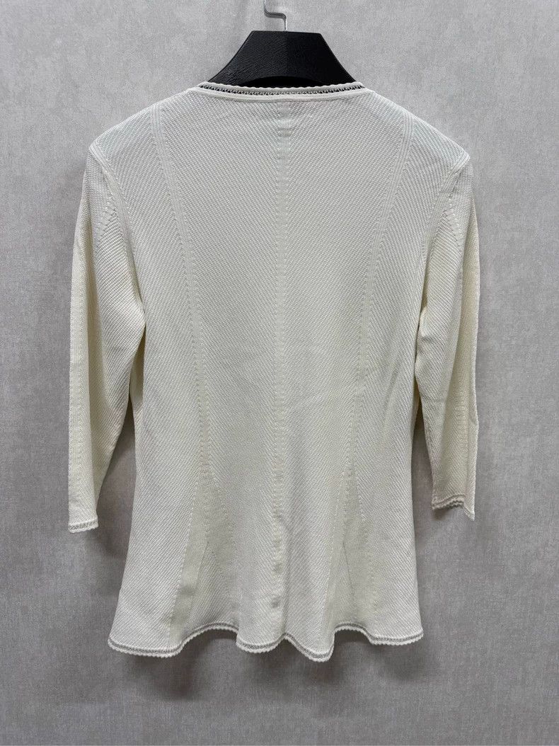 Balenciaga Balenciaga size 38 White Long Sleeve Size US S / EU 44-46 / 1 - 4 Thumbnail