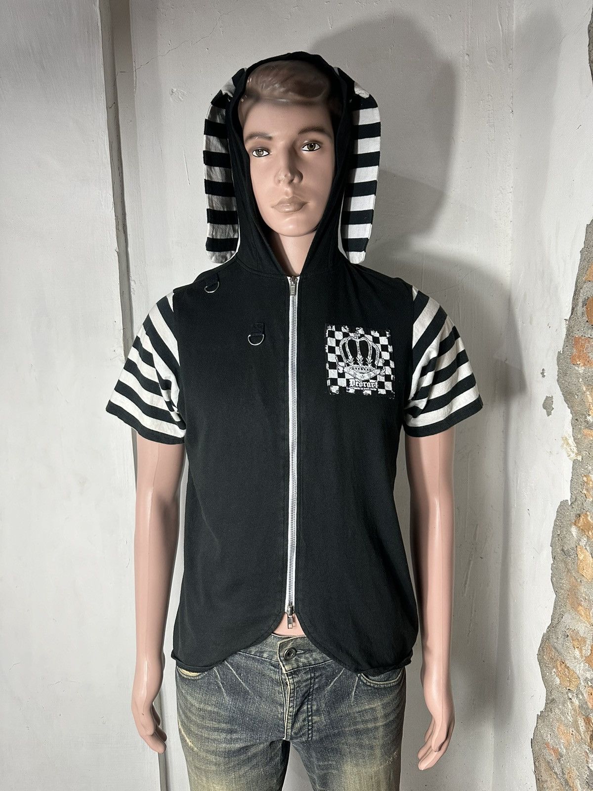 Other Deorart Punk Bondage Bunny Hooded Zip Tshirt Size US S / EU 44-46 / 1 - 4 Thumbnail