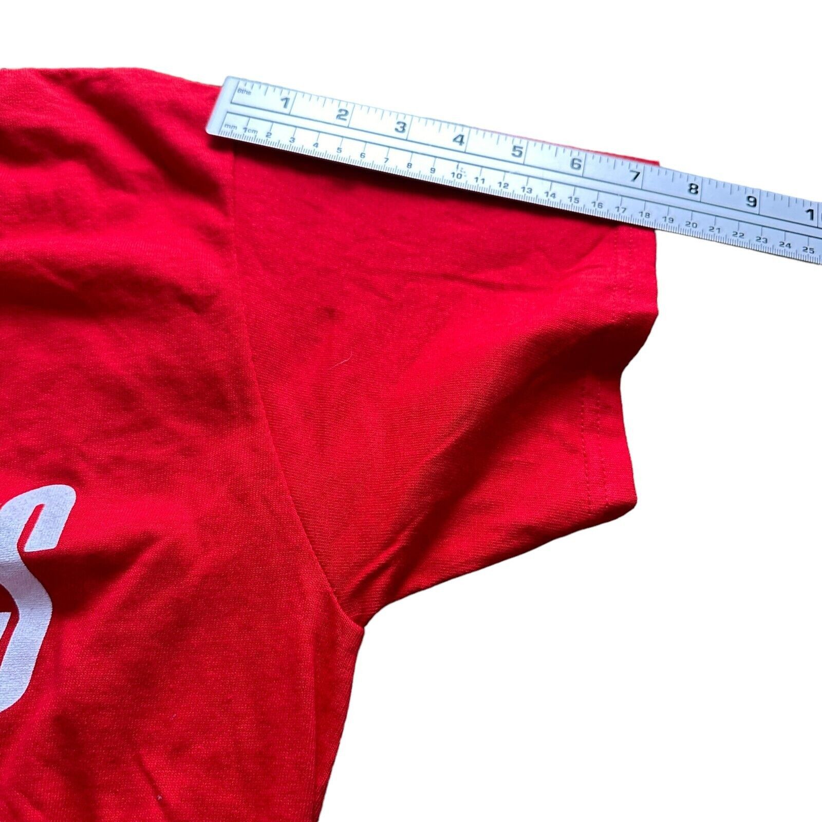 MLB Philadelphia Phillies T-Shirt Mens Medium Red Fightins Phils Size US M / EU 48-50 / 2 - 8 Thumbnail