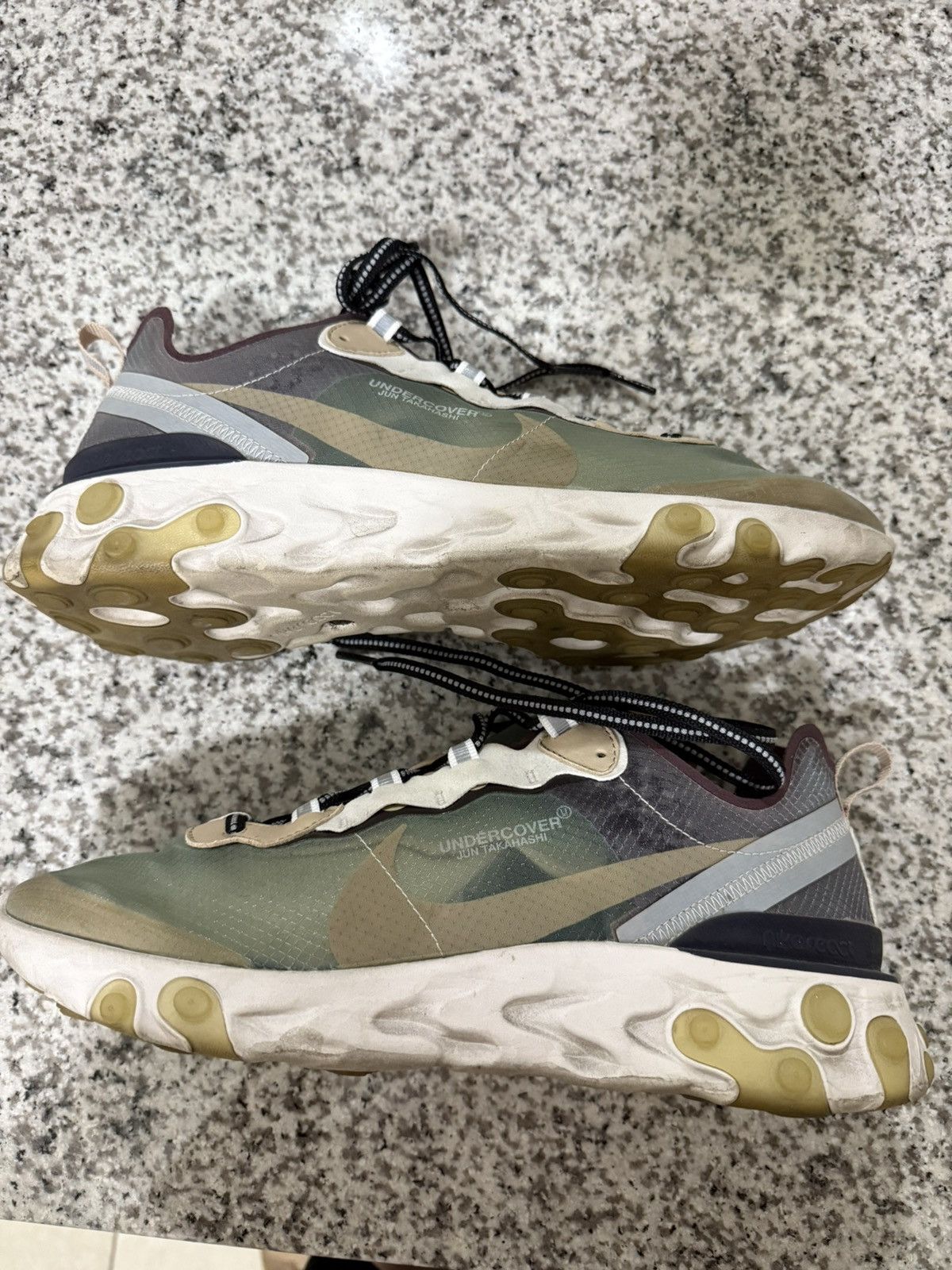 Nike × Undercover Nike x Undercover React “Mist Green” Size US 10.5 / EU 43-44 - 4 Thumbnail