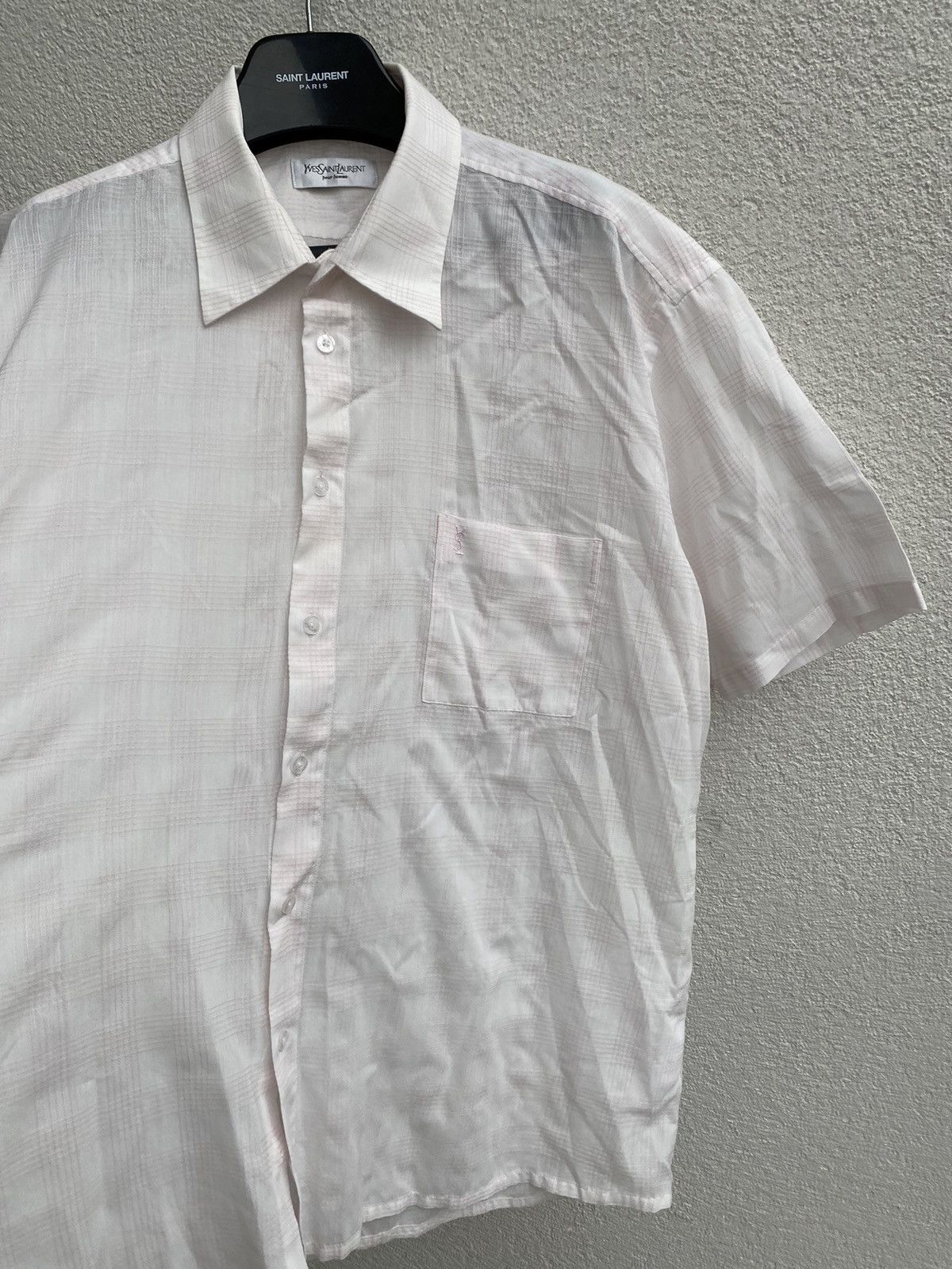 Yves Saint Laurent Super Soft YSL Shirt White Summer Size US XXL / EU 58 / 5 - 22 Thumbnail