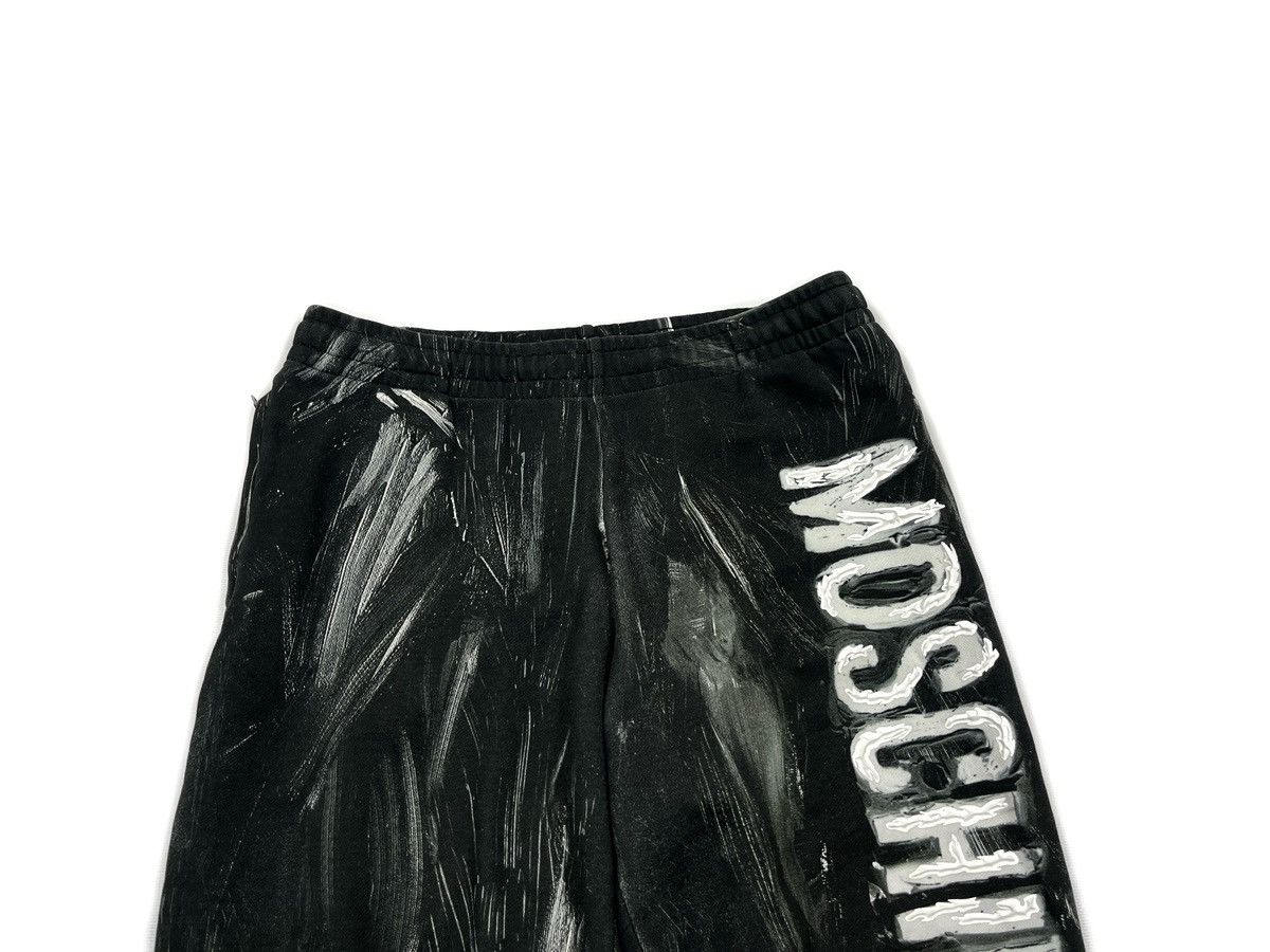 Moschino Moschino Couture Women’s Sweatpants Black/White Logo Size 27" / US 4 / IT 40 - 2 Thumbnail