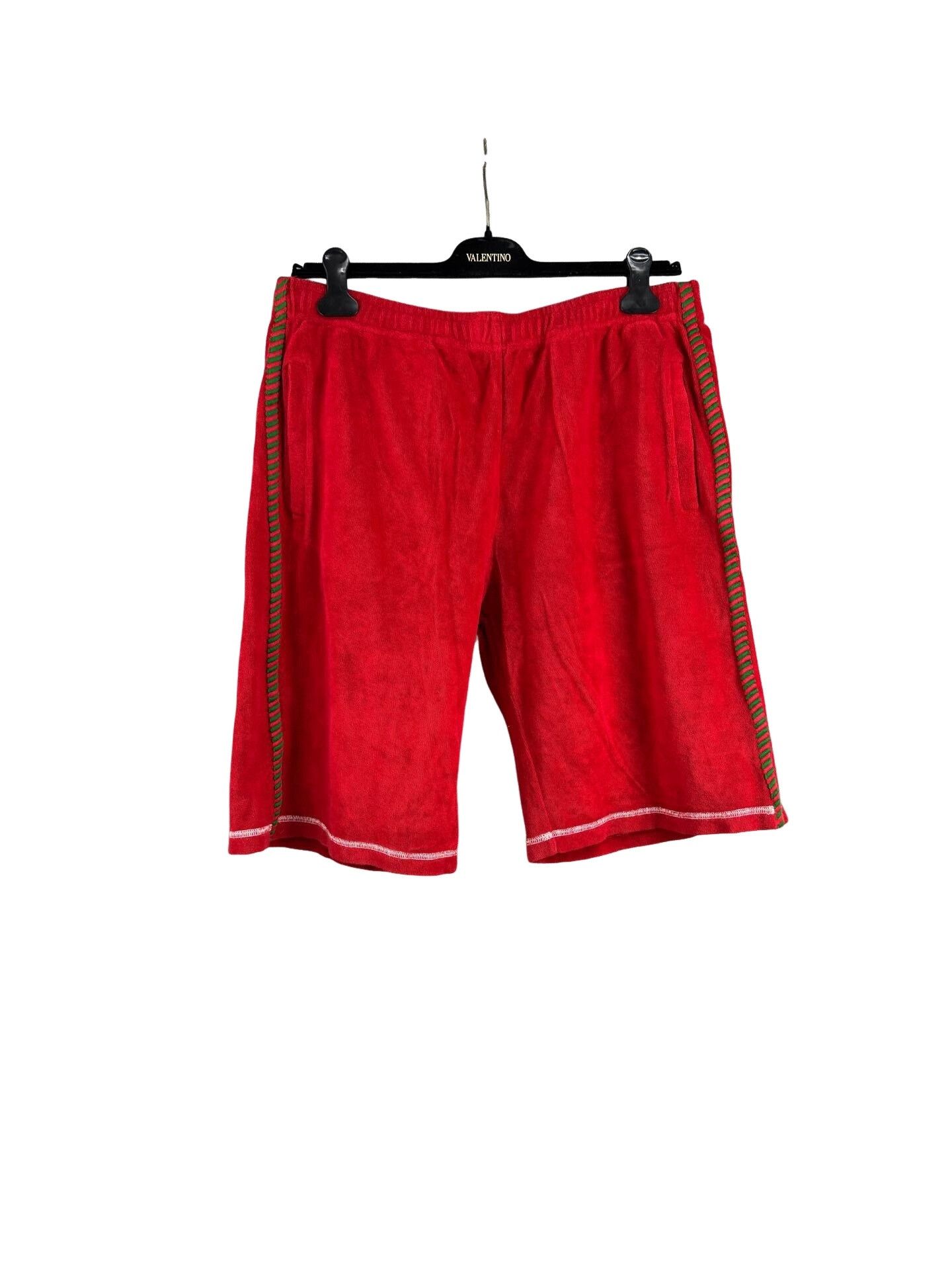 Gucci Gucci Red Terry Double G Shorts XL Size US 36 / EU 52 - 1 Thumbnail