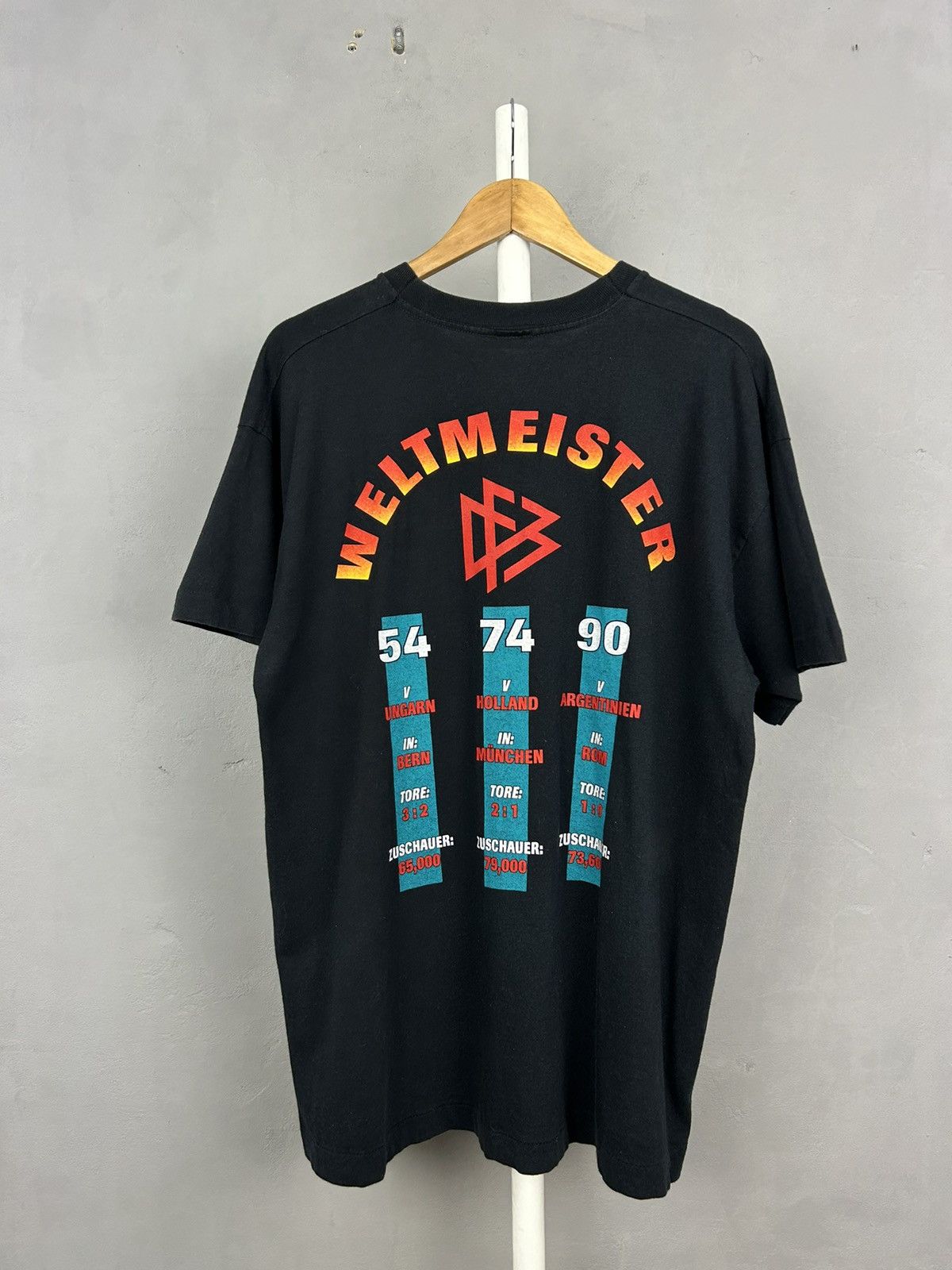 Adidas Vintage 90's Adidas Germany Deutschland World Cup Shirt Size US L / EU 52-54 / 3 - 11 Thumbnail