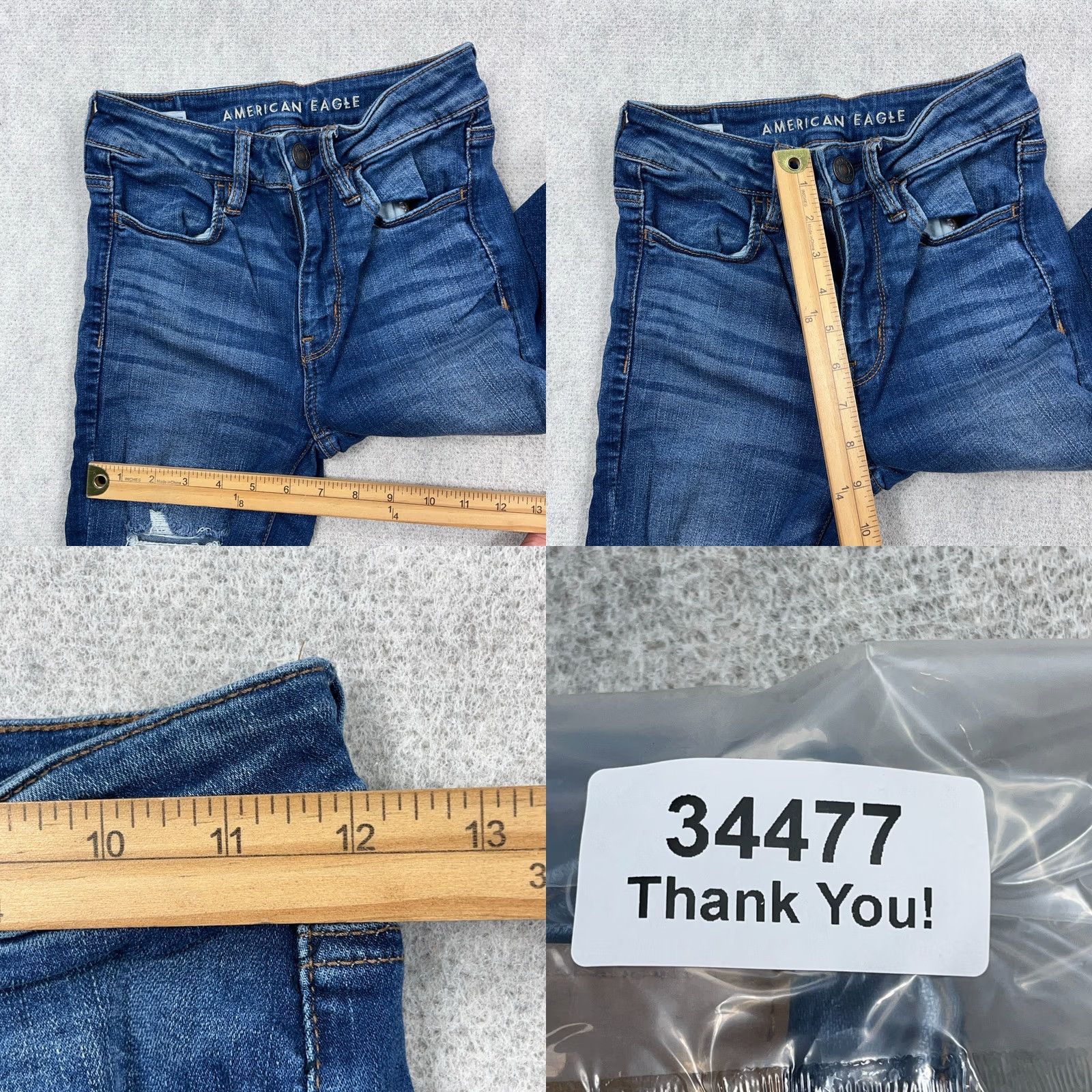 American Eagle Outfitters Item Specifications: Closure: Slip-On Size 27" / US 4 / IT 40 - 8 Thumbnail