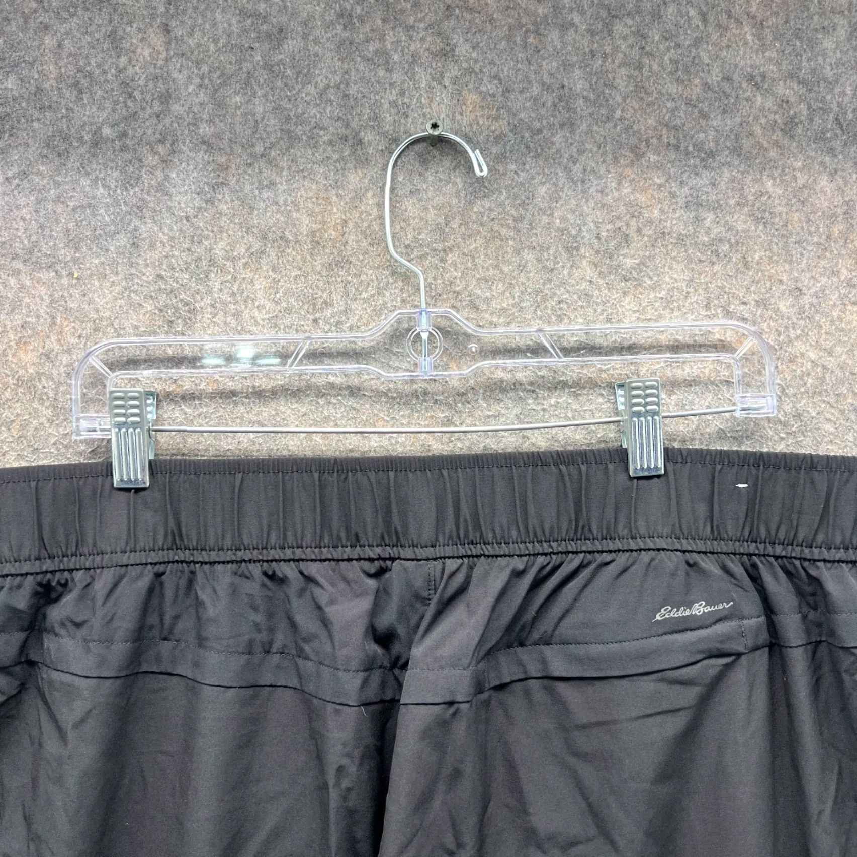 Eddie Bauer VINTAGE? No — Eddie Bauer Pants Womens XL Black Elastic Waist Lightweight Knit Extra Large Gym Size 40" / US 18 - 4 Thumbnail