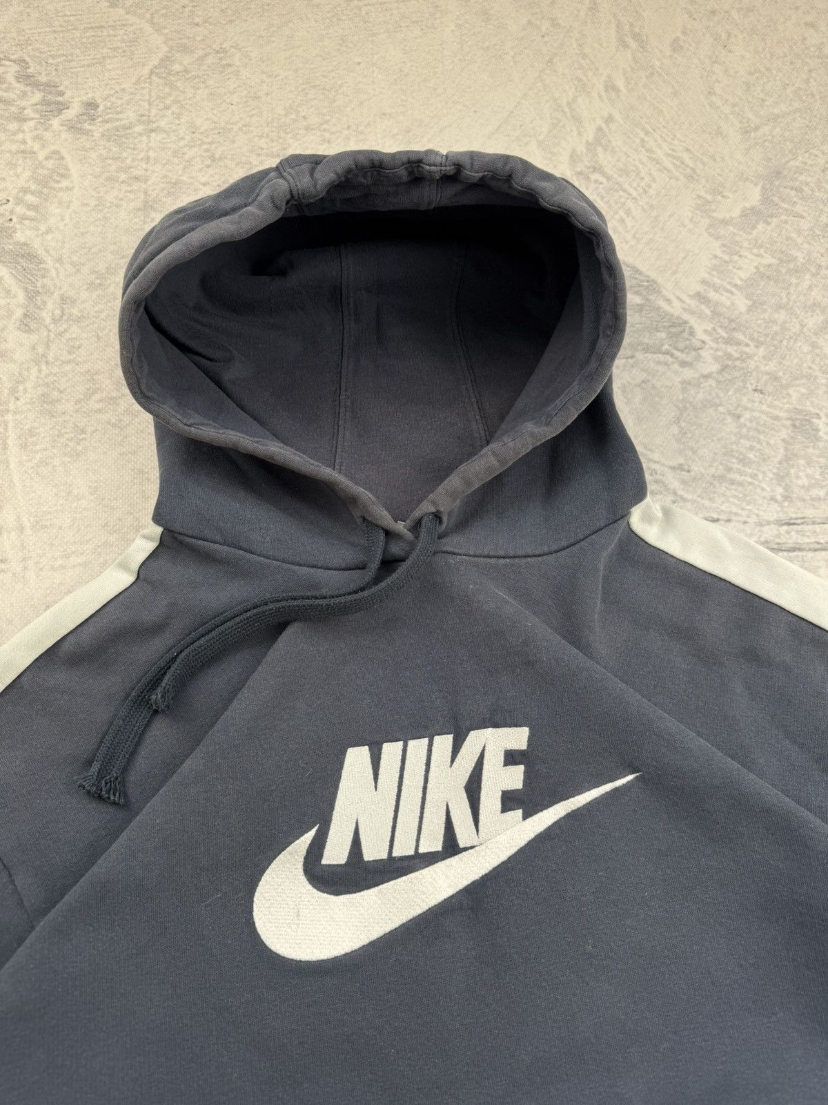 Nike × Vintage NIKE VINTAGE CENTER LOGO OVERSIZE BOXY HOODIE Size US L / EU 52-54 / 3 - 3 Thumbnail