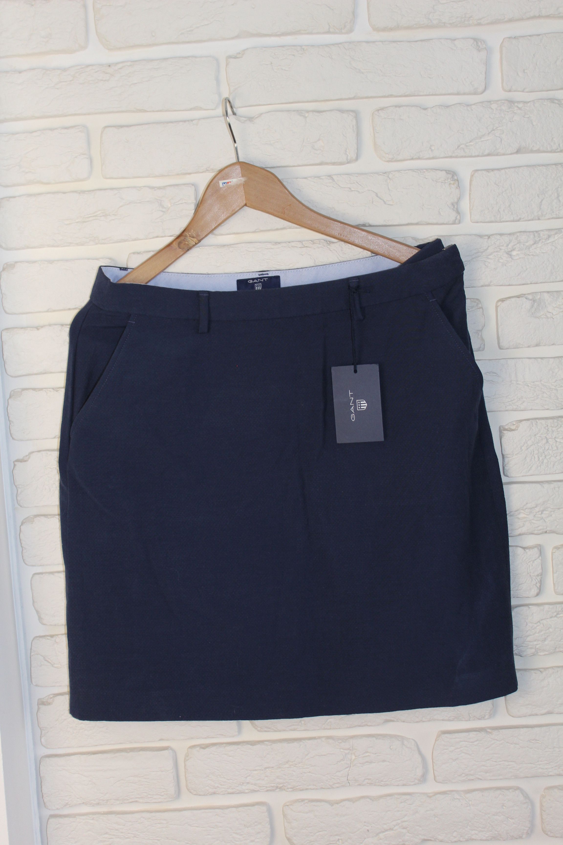 Gant Womens Gant Blue Mini Skirt Shorts Size UK 12 US 8 Size 30" / US 8 / IT 44 - 2 Thumbnail