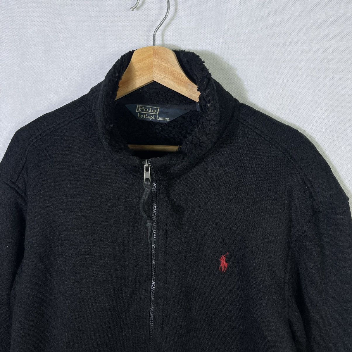 Polo Ralph Lauren Vintage Polo Ralph Lauren Fleece Lining Sweater Jacket Size US L / EU 52-54 / 3 - 3 Thumbnail
