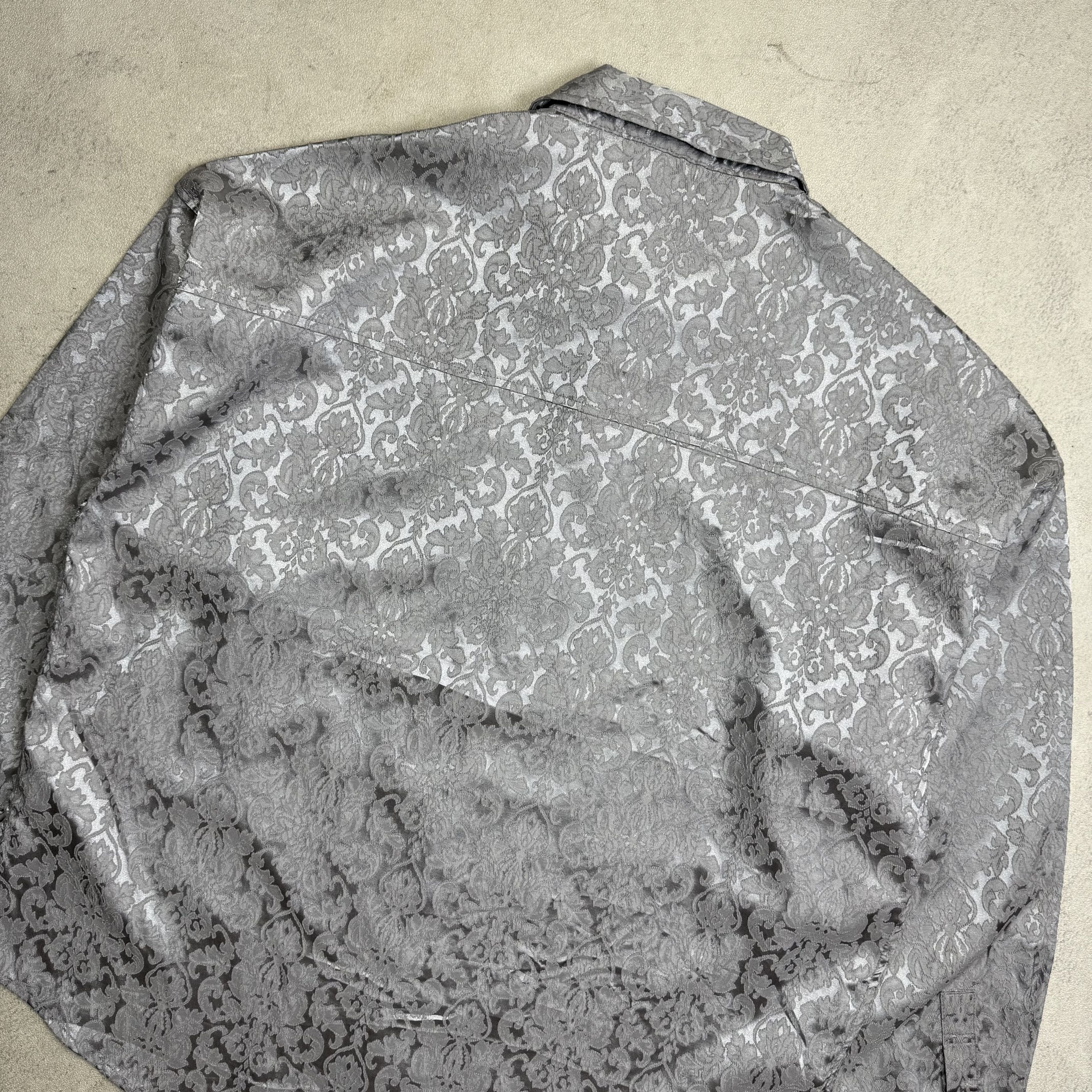 Japanese Brand BENO Brocade Baroque Floral Jacquard Oversized Shirt Size US M / EU 48-50 / 2 - 5 Thumbnail