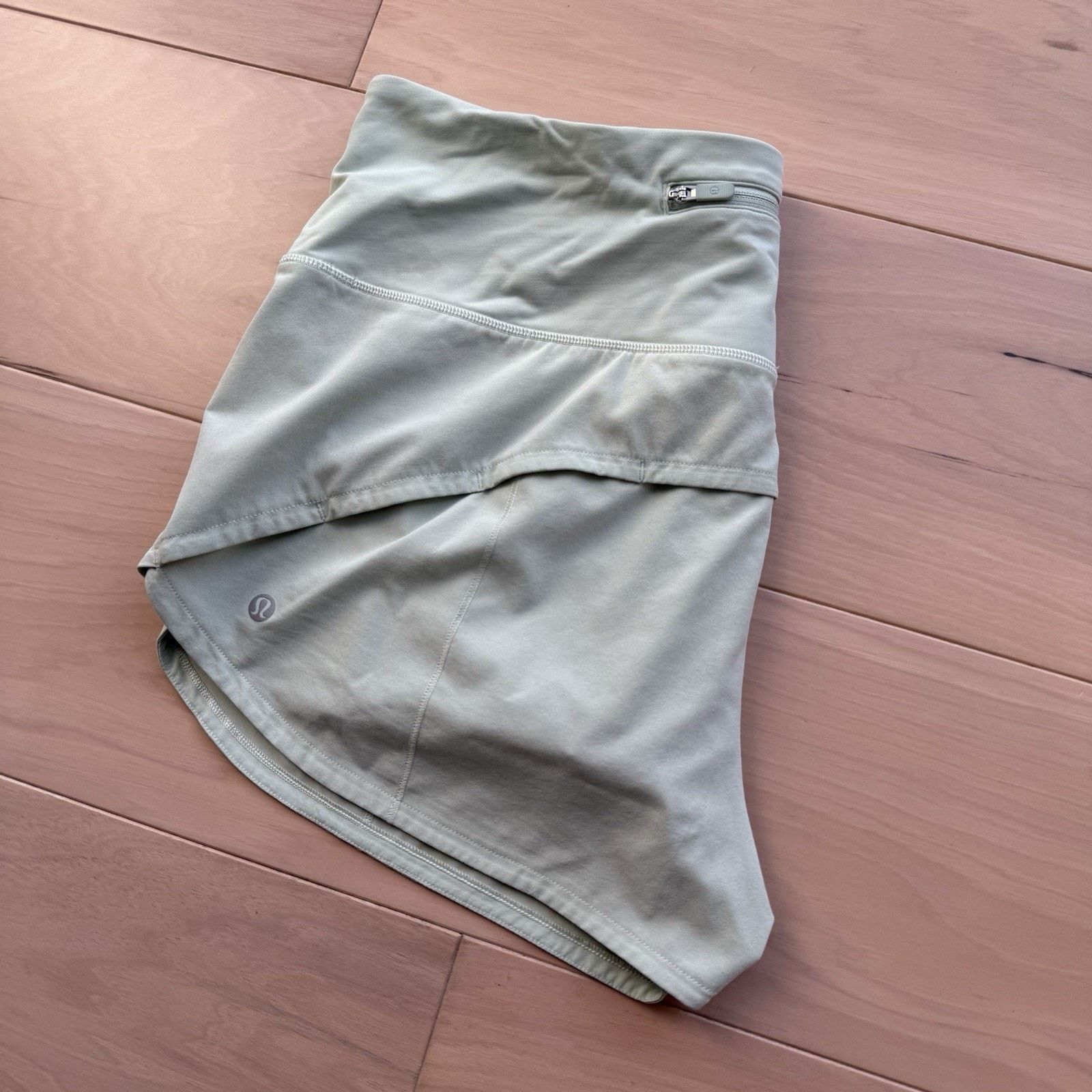 Lululemon Lululemon Real Quick Short Women's 10 Green Utility Outdoors Size 30" / US 8 / IT 44 - 8 Thumbnail