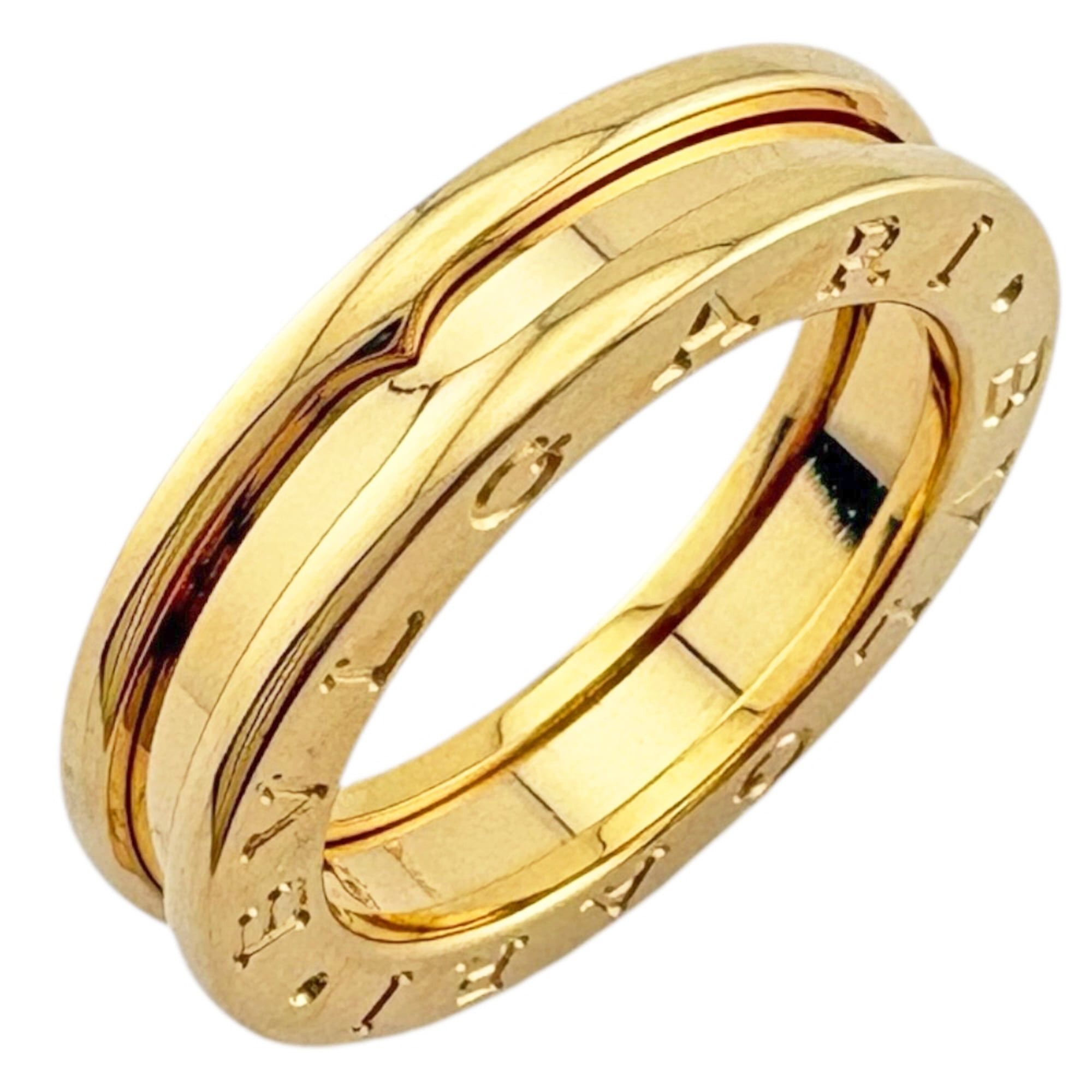 Bvlgari Bvlgari Bulgari Octagonal Ring, 18K Yellow Gold 
