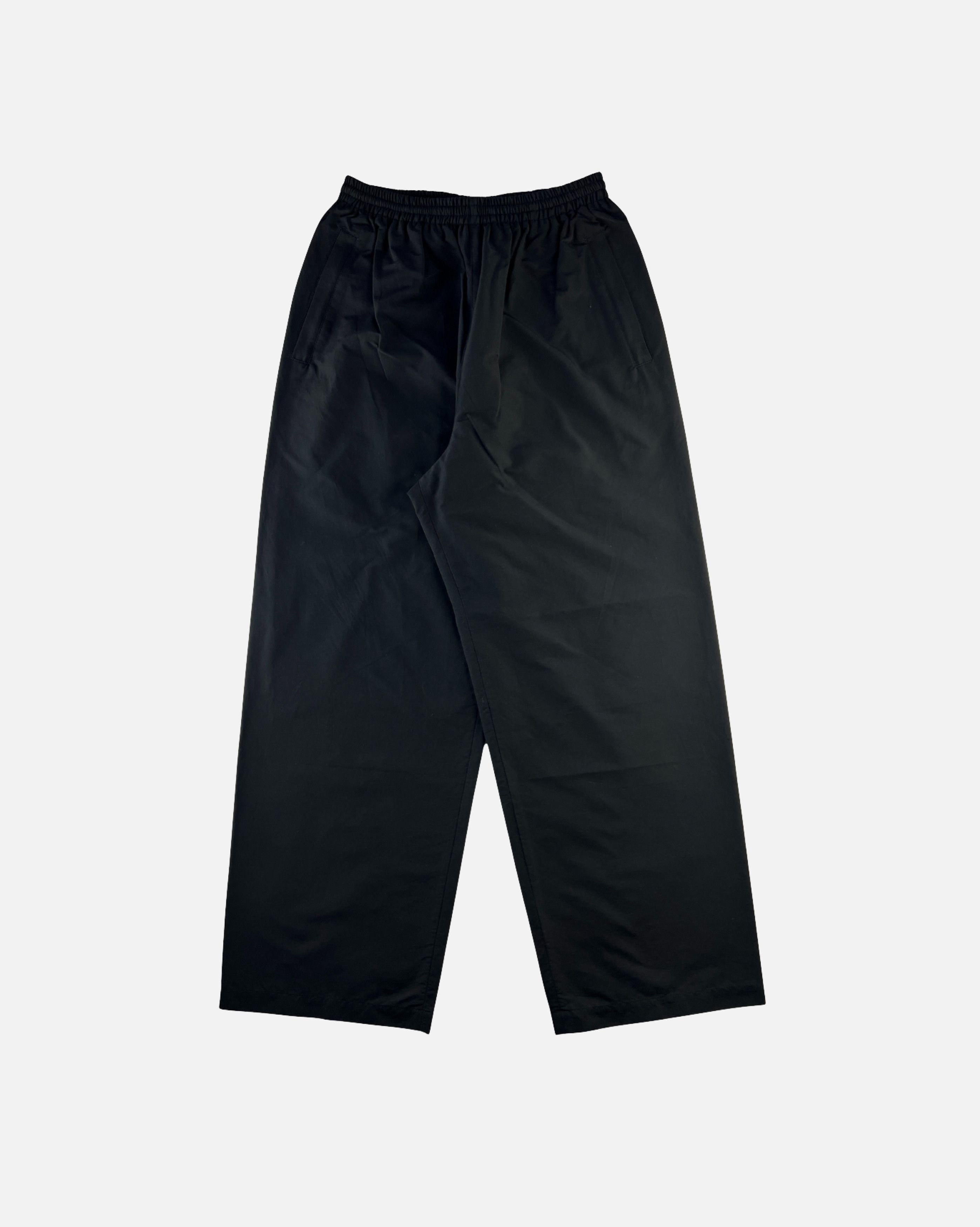 Balenciaga Balenciaga Black Wide-Leg Baggy Pants Size US 30 / EU 46 - 1 Thumbnail