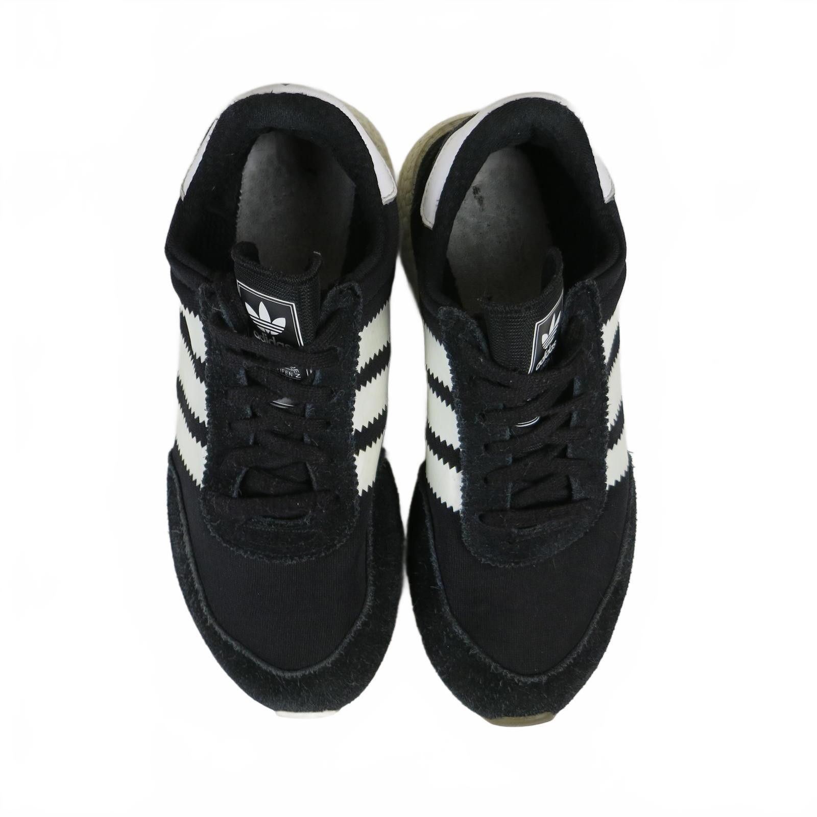 Adidas Men's 9 adidas Iniki Black and White Running Shoes Size US 9 / EU 42 - 2 Thumbnail