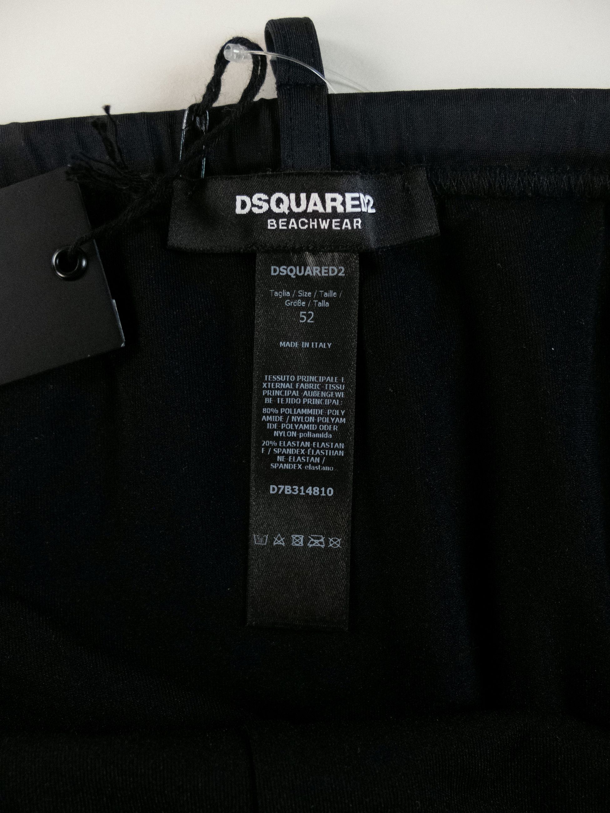 Dsquared2 DSQUARED2 black & white logo print swim briefs 52 XL Size US 36 / EU 52 - 8 Thumbnail