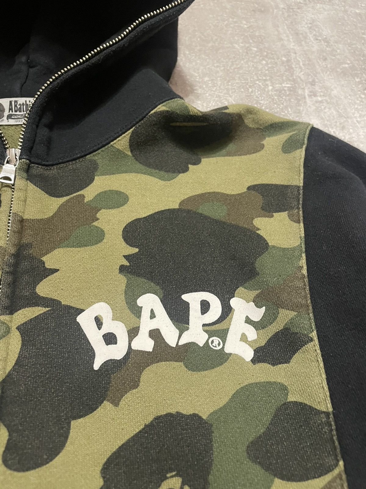 Bape 1st Camo Color Block Full Zip Hoodie Size US M / EU 48-50 / 2 - 7 Thumbnail