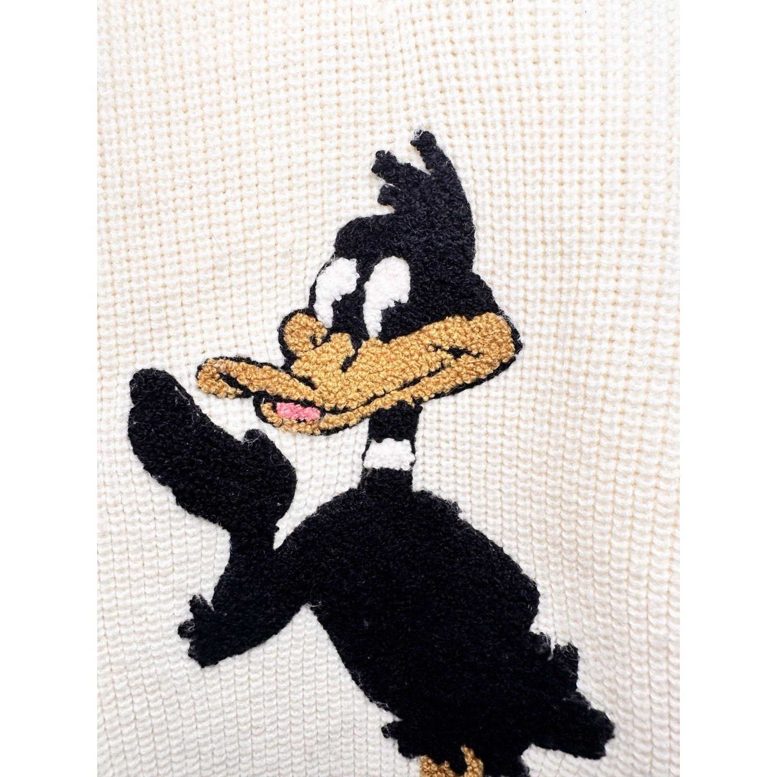 Vintage Vintage Daffy Duck Warner Brothers Sweater 1960s Cartoon Size S / US 4 / IT 40 - 6 Thumbnail