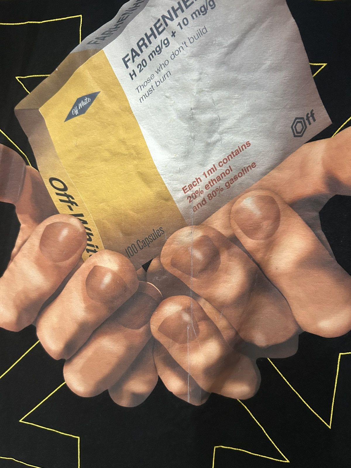 Off-White Off-White - Arrows Hands Pharma Tee Size US XXS / EU 40 - 5 Thumbnail