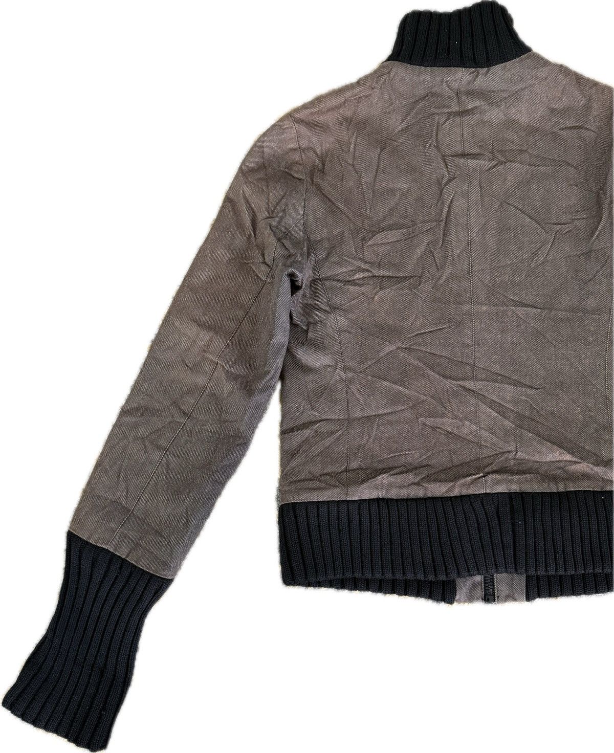 Miu Miu MIU MIU BOMBER STYLE JACKET WITH RIBBED KNIT TRIM Size M / US 6-8 / IT 42-44 - 6 Thumbnail