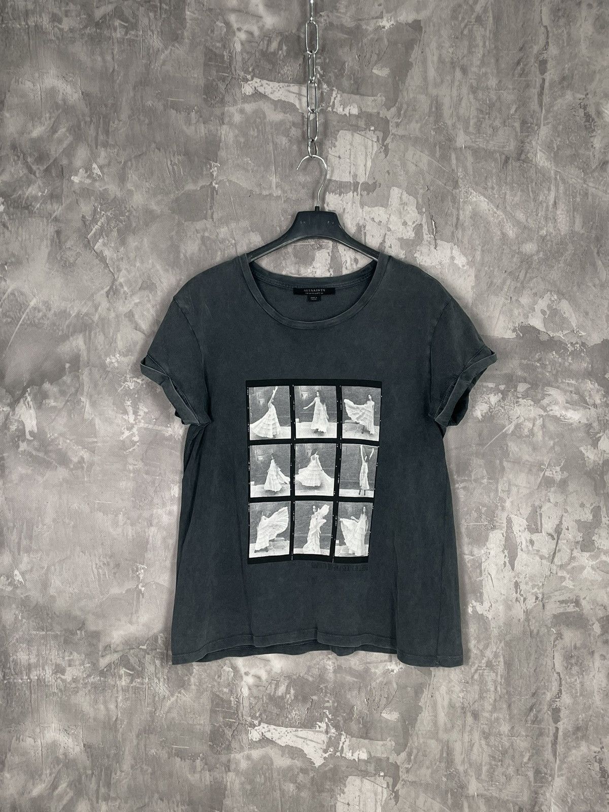 Allsaints Woman’s Allsaints Abstract Graphic Y2K Factory Faded T-Shirt Size M / US 6-8 / IT 42-44 - 1 Thumbnail