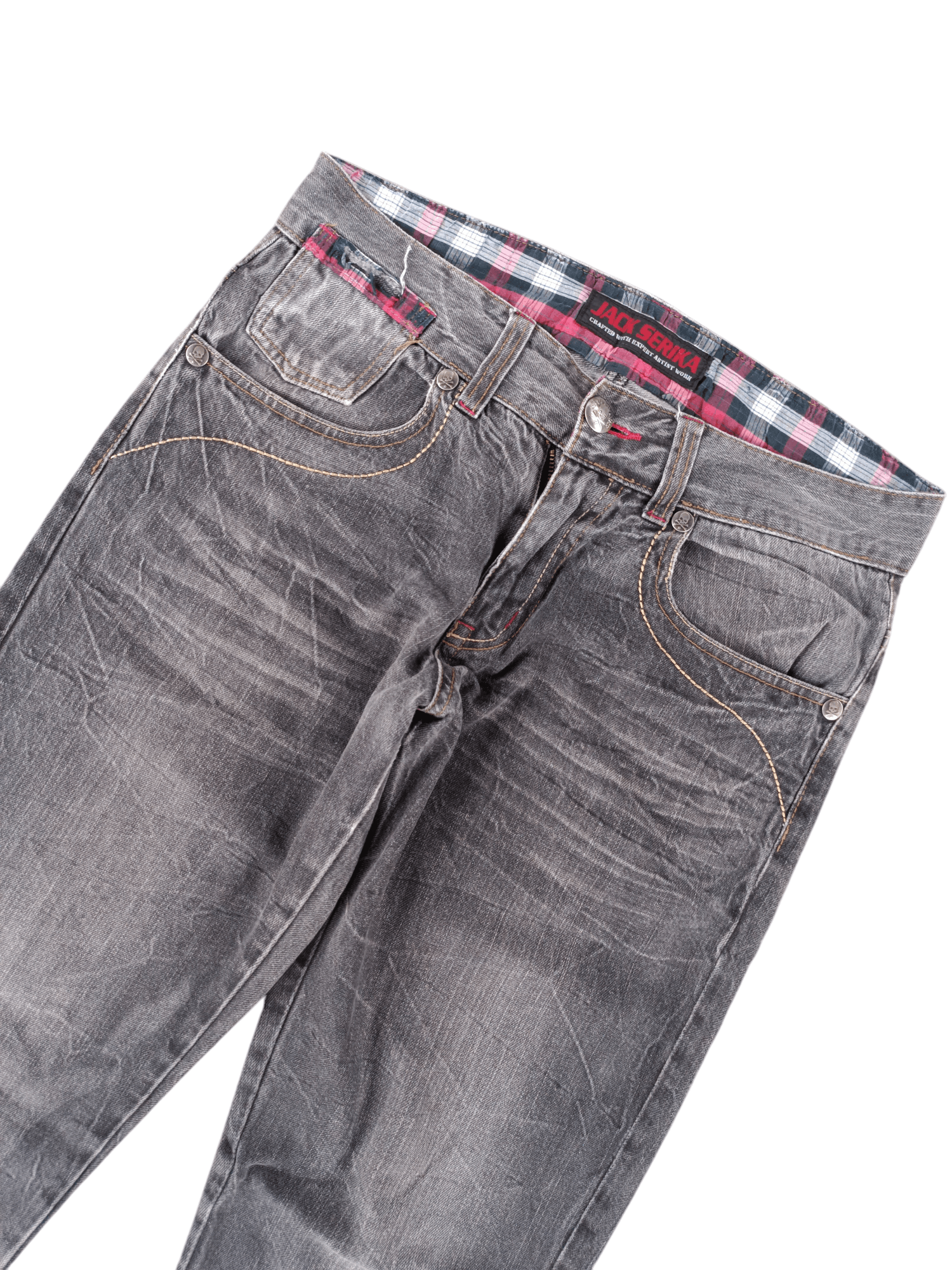 FLARED Jack Serika Embroidery Angel Wing Denim