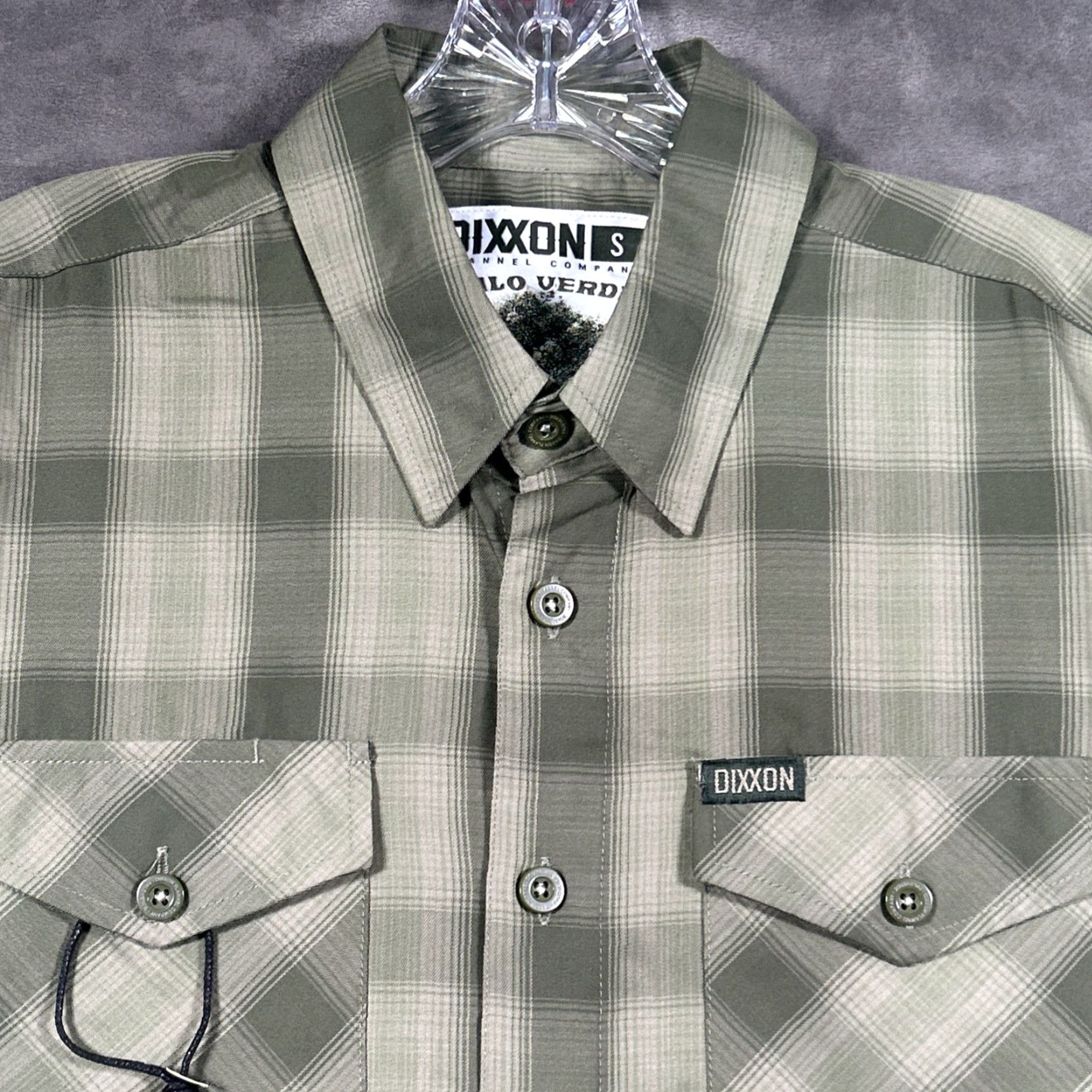 Vintage Nike Shirt Mens S Green Plaid Palo Verde Short Sleeve Button Down Size US S / EU 44-46 / 1 - 3 Thumbnail