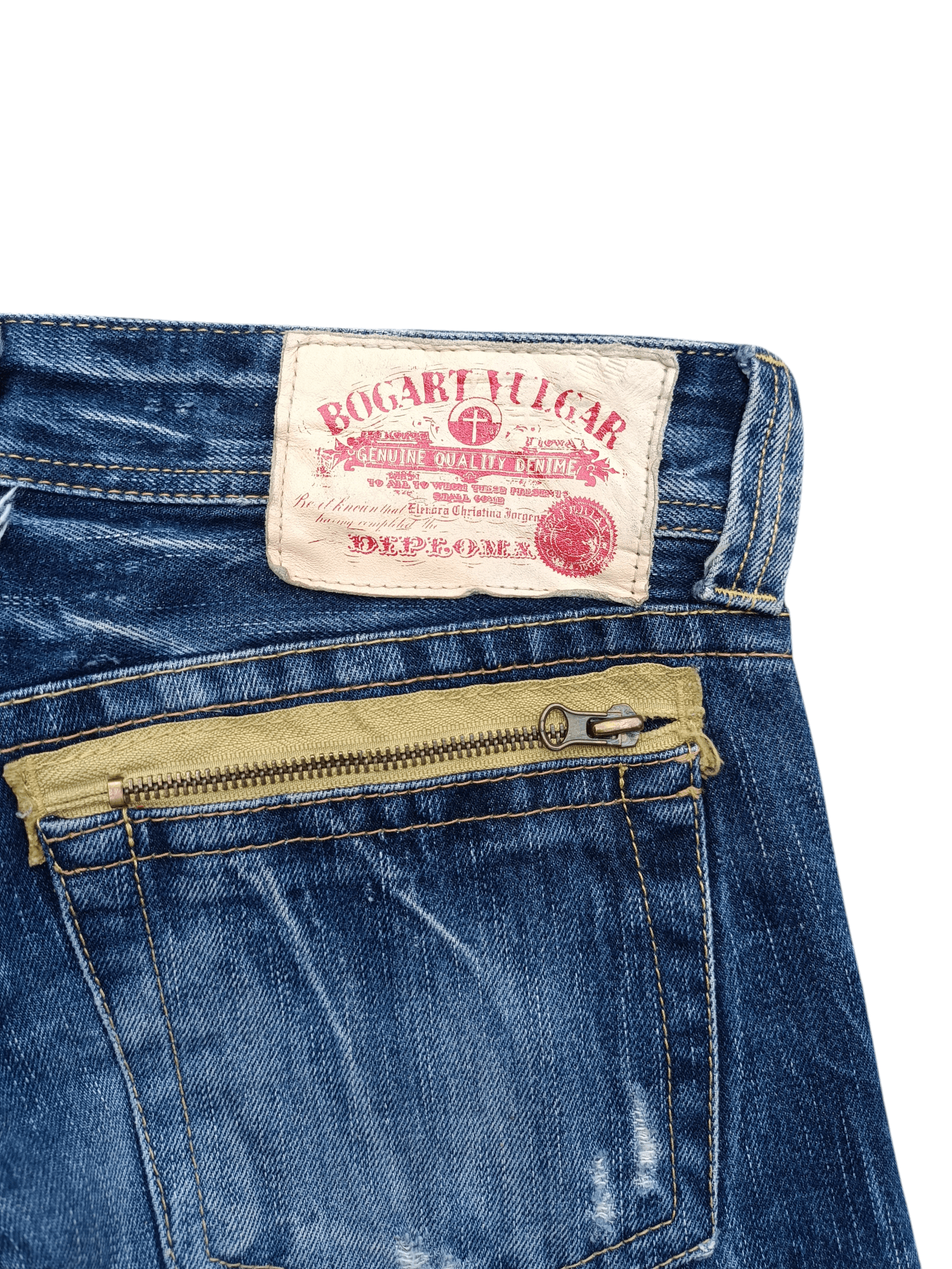 Japanese Brand Japanese Brand Bogart Vulga Whiskers Flare Jeans Size US 32 / EU 48 - 10 Thumbnail