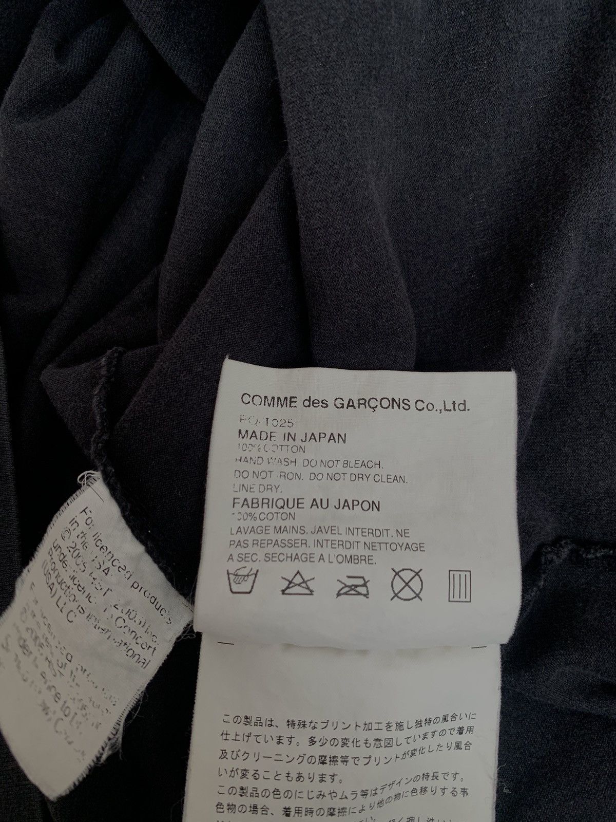 Comme des Garcons Rare Vintage Comme Des Garcons Rolling Stones T-shirt 2005s Size US S / EU 44-46 / 1 - 15 Thumbnail