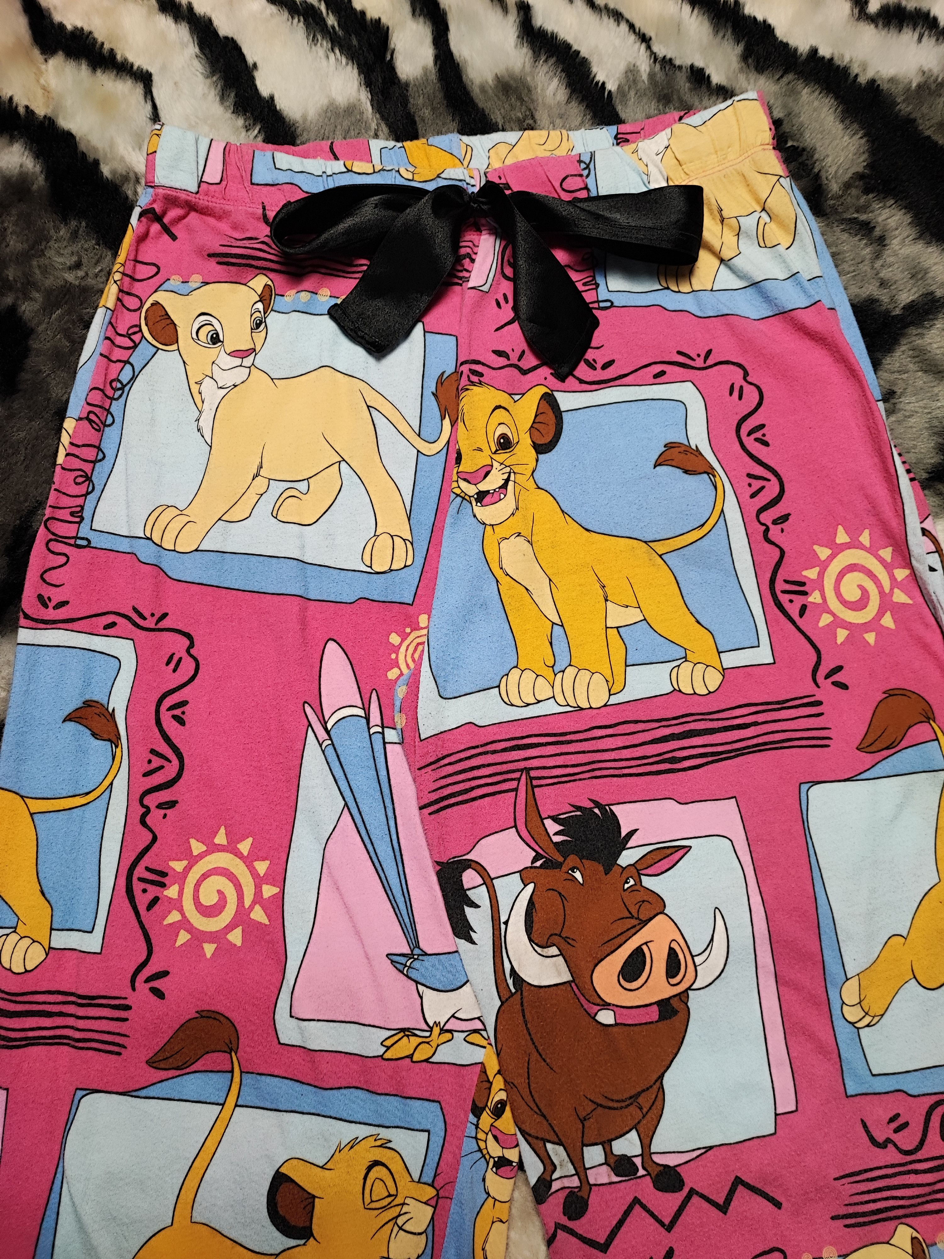 Cartoon Network Lion King Pants Sleepwear Size 28" / US 6 / IT 42 - 4 Thumbnail