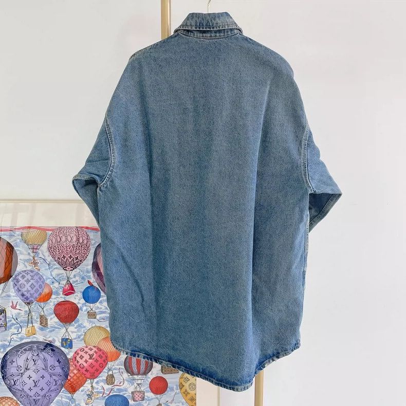 Prada Prada Blue denim jacket Size XS / US 0-2 / IT 36-38 - 2 Thumbnail