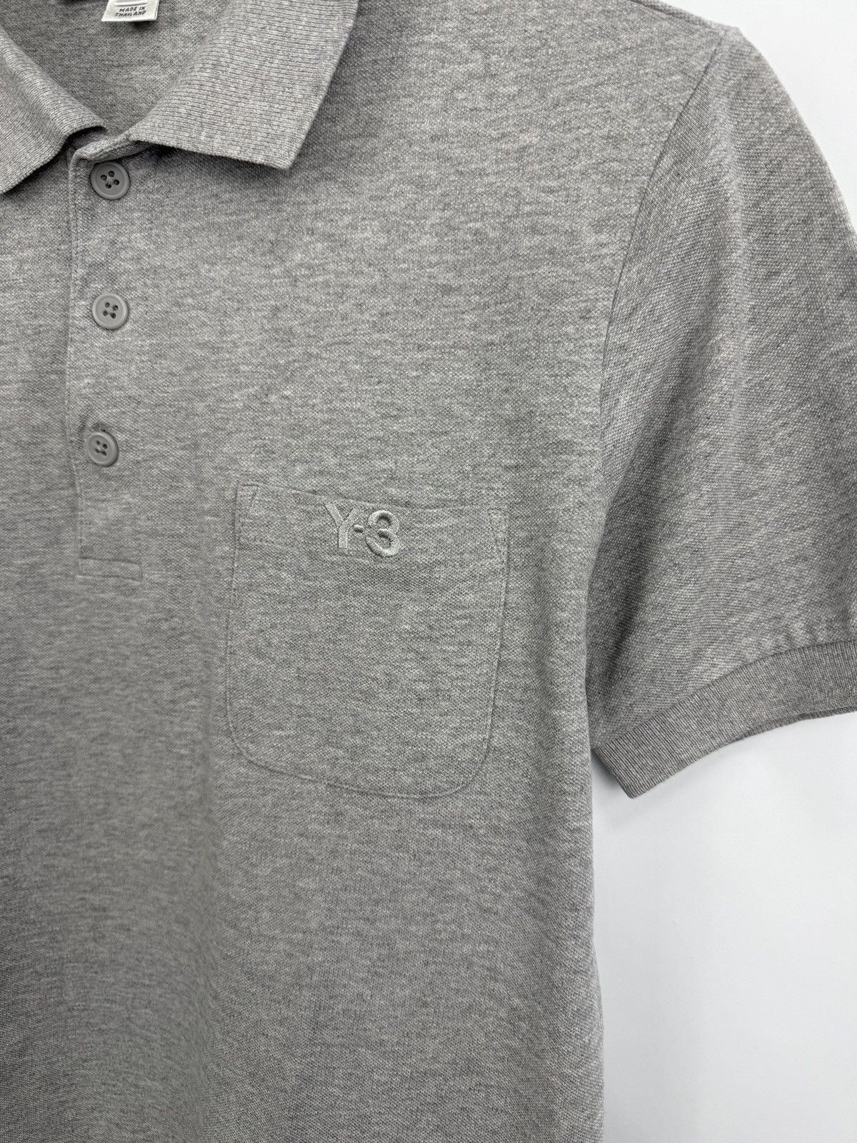 Y-3 🇯🇵 Vintage 2008 Y-3 Adidas Yohij Yamamoto Polo T-Shirt Rare Size US S / EU 44-46 / 1 - 5 Thumbnail