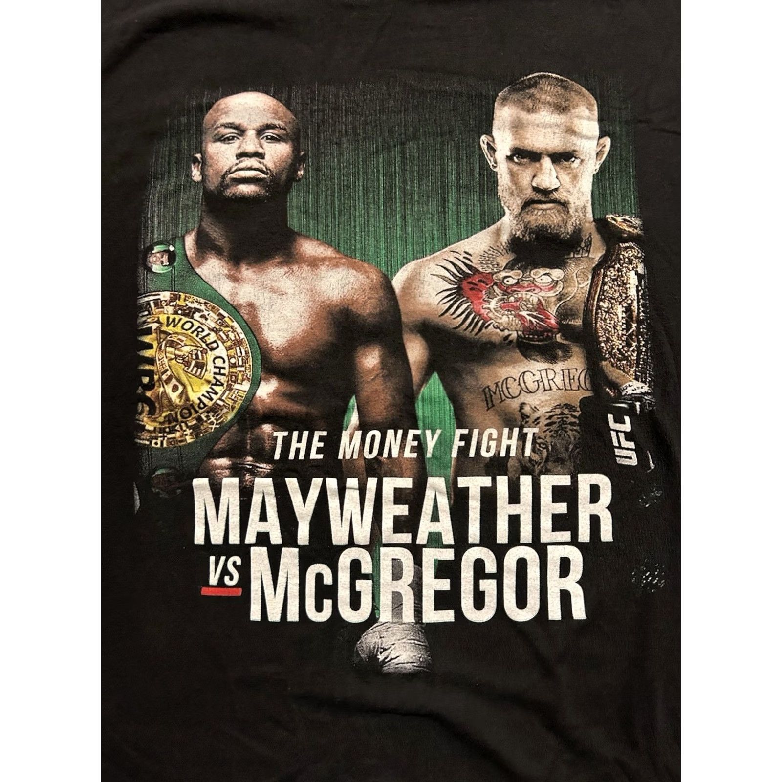 McGregor Floyd Mayweather vs Conor McGregor T Shirt Money Fight Aug 26 2017 2XL Black Mens T-Shirt Size US XXL / EU 58 / 5 - 4 Thumbnail
